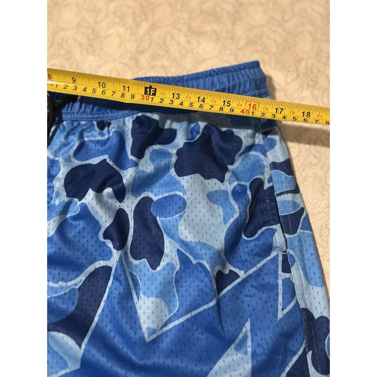 Other Bucket Culture Blue Camo Shorts Men’s XL Mesh Streetwear Size US 38 / EU 54 - 6 Thumbnail