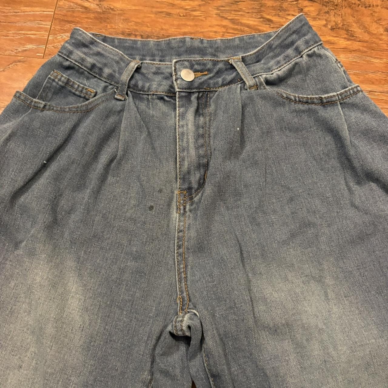 Vintage Crazy Vintage Y2K/2000s Super Baggy Skater Style Medium Wash Denim Jeans! Size 25" / US 0 / IT 36 - 2 Thumbnail