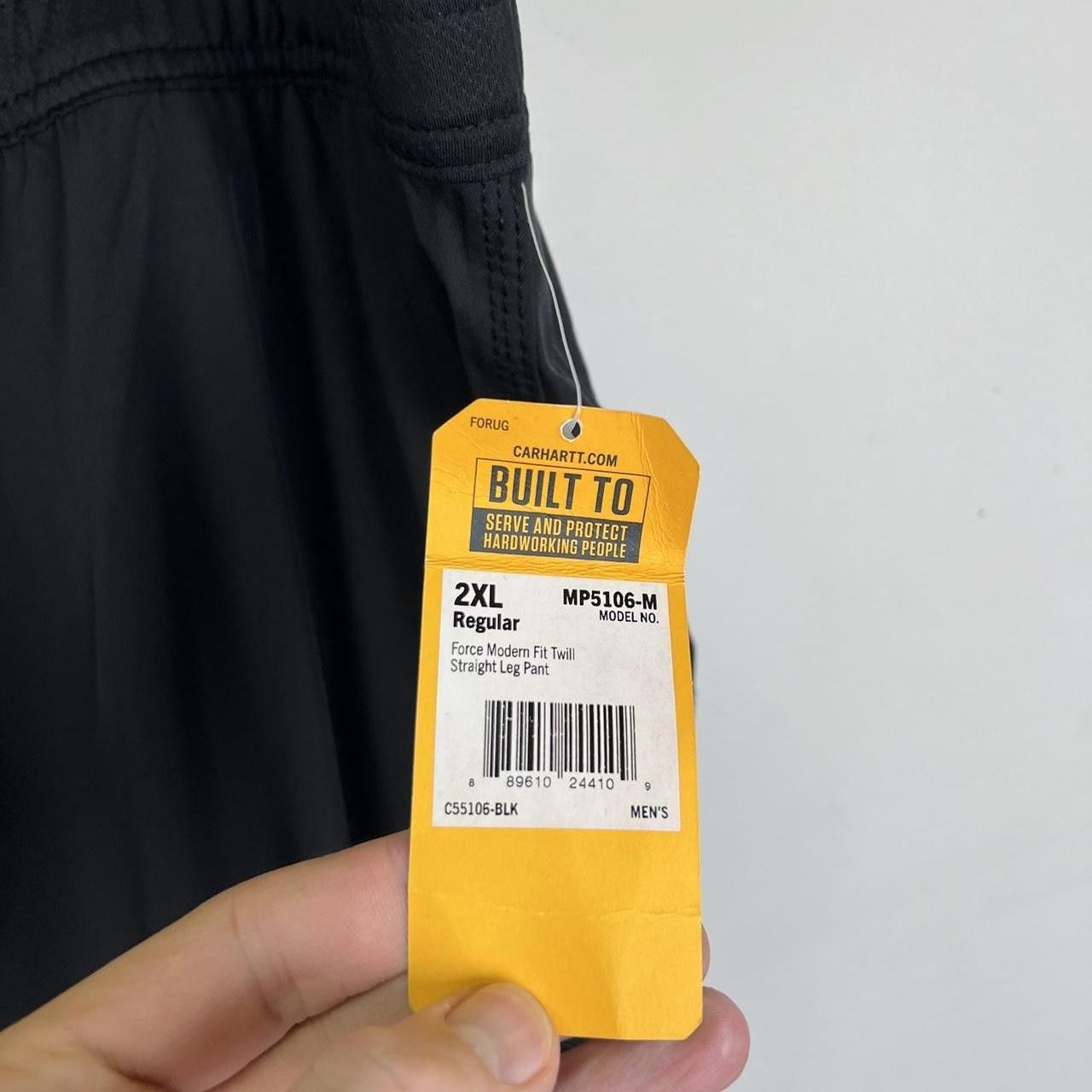 Carhartt New Carhartt Men's Black Lightweight Cargo Pants Size US 40 / EU 56 - 6 Thumbnail
