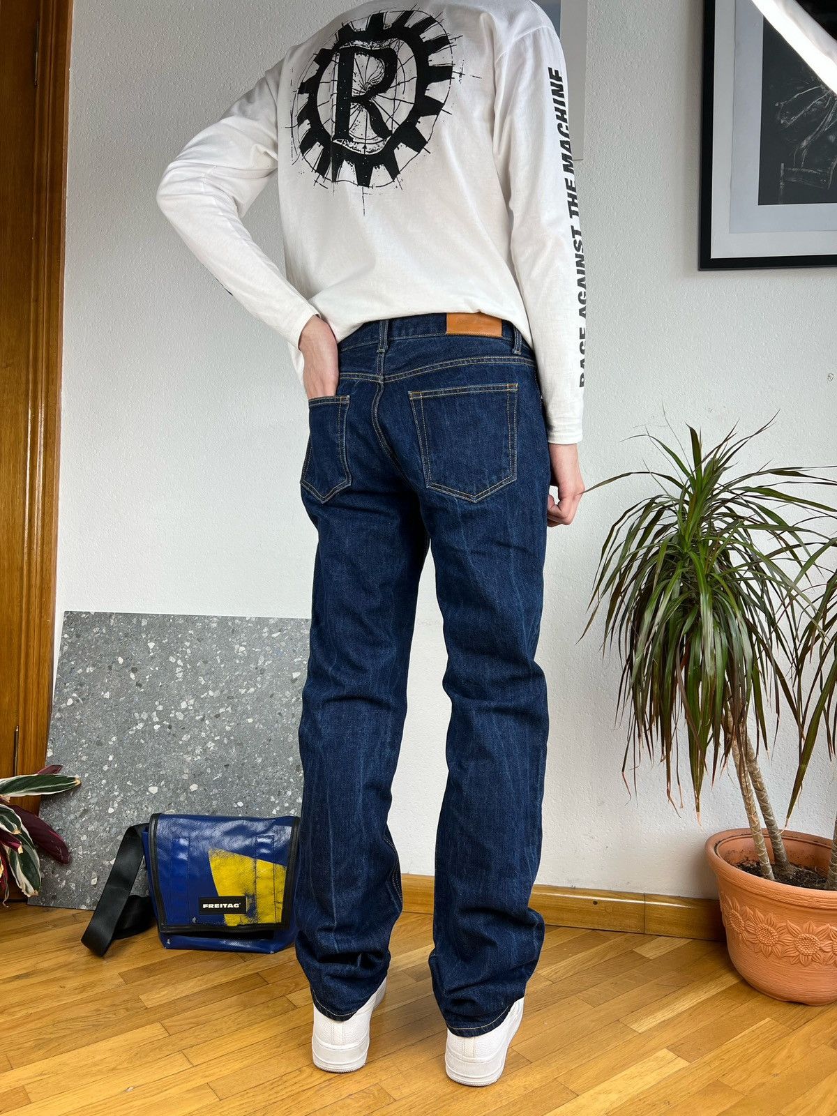 Acne Studios Acne Studios Mod alternative raw navy denim jeans Size US 31 - 16 Thumbnail