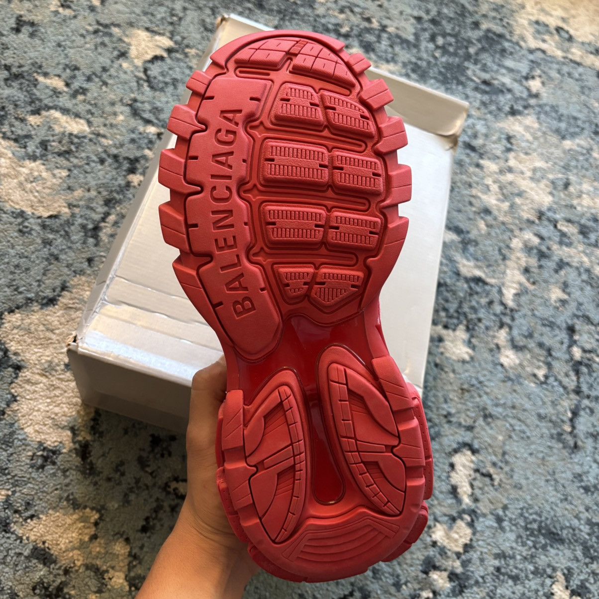 Balenciaga Balenciaga Track.3 Red Sneakers Brand New Size 12 Og All Size US 12 / EU 45 - 7 Thumbnail