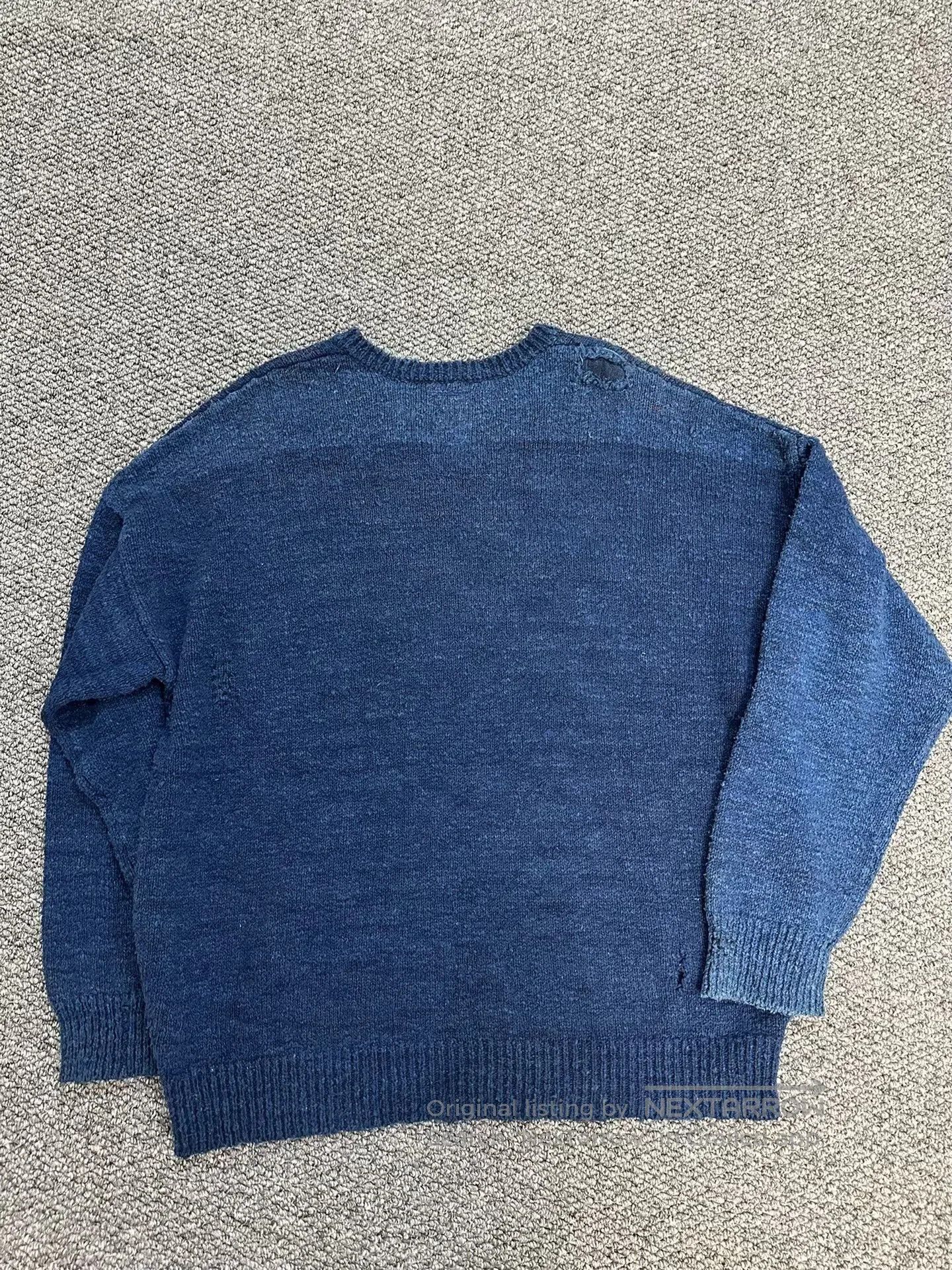Visvim visvim blue dye loose sweater for layering. Size US M / EU 48-50 / 2 - 6 Thumbnail