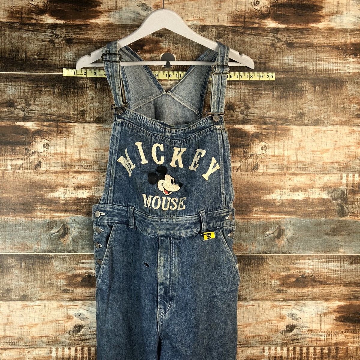 Mickey Mouse Poppins Mickey Mouse Overalls Denim #A2108 Size US 30 / EU 46 - 2 Thumbnail