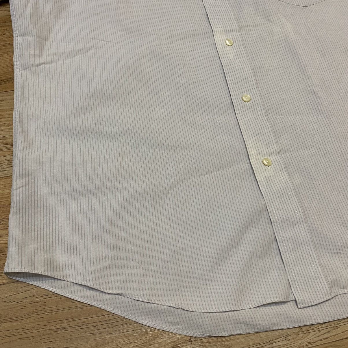 Issey Miyake Vintage IM Product By Issey Miyake Stripe Button Up Shirt Size US L / EU 52-54 / 3 - 8 Thumbnail