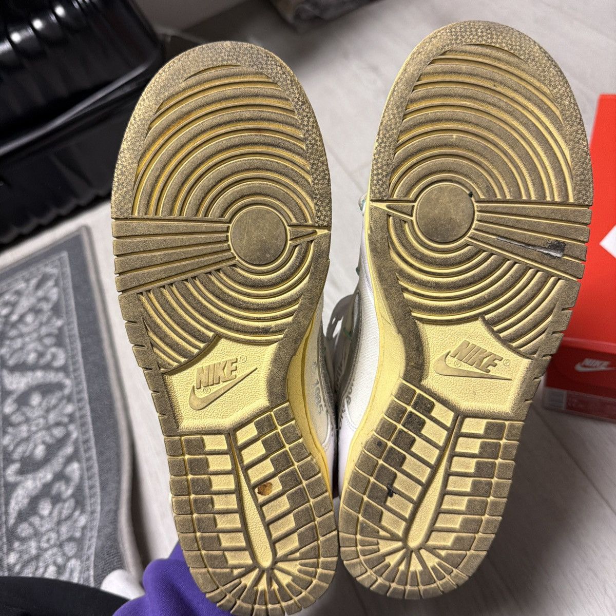 Nike × Off-White Lot 50 Off White Dunk Low Size 9.5 Size US 9.5 / EU 42-43 - 7 Thumbnail