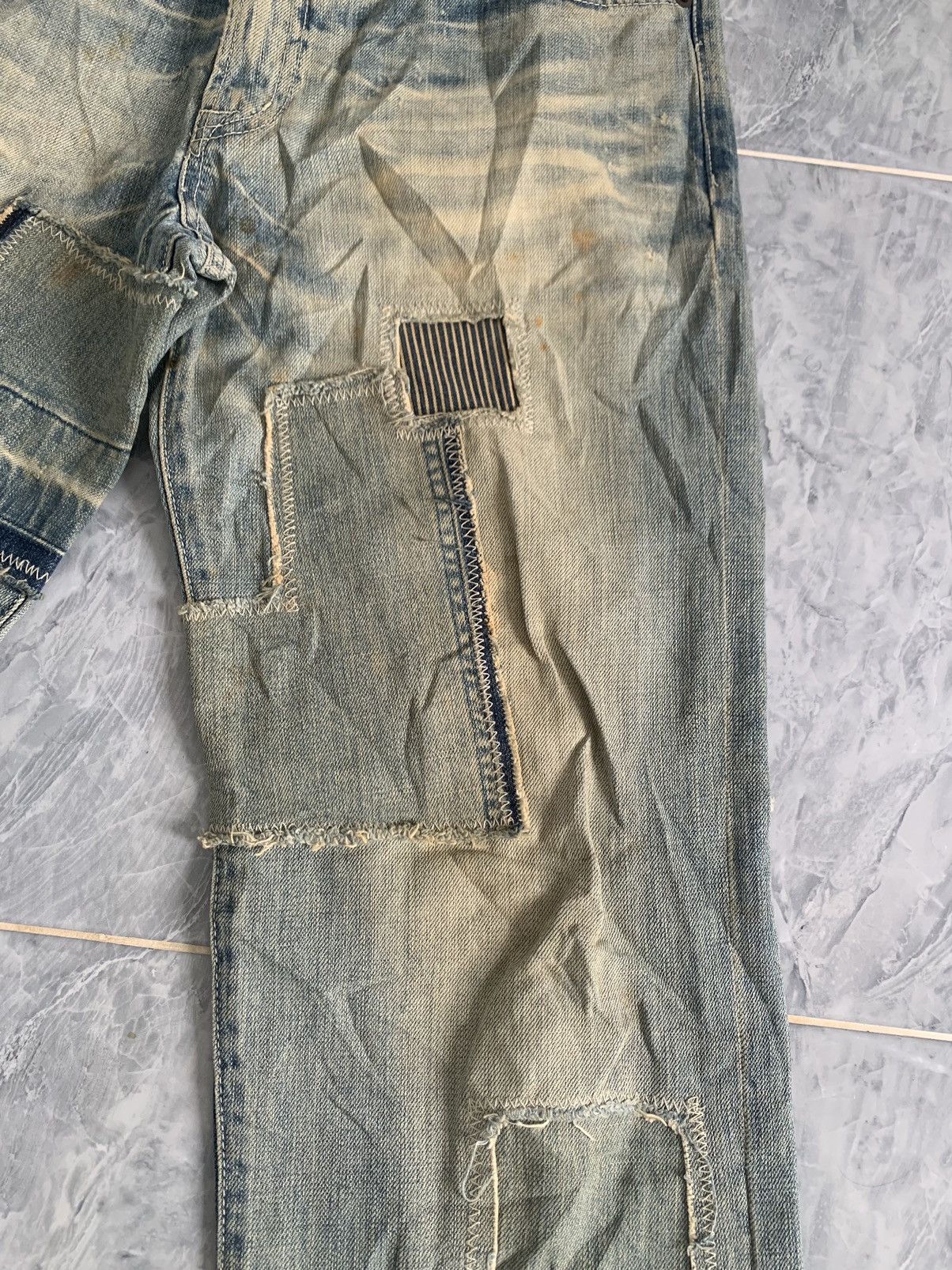 Japanese Brand Rageblue Patches Denim Pants Size US 33 - 5 Thumbnail