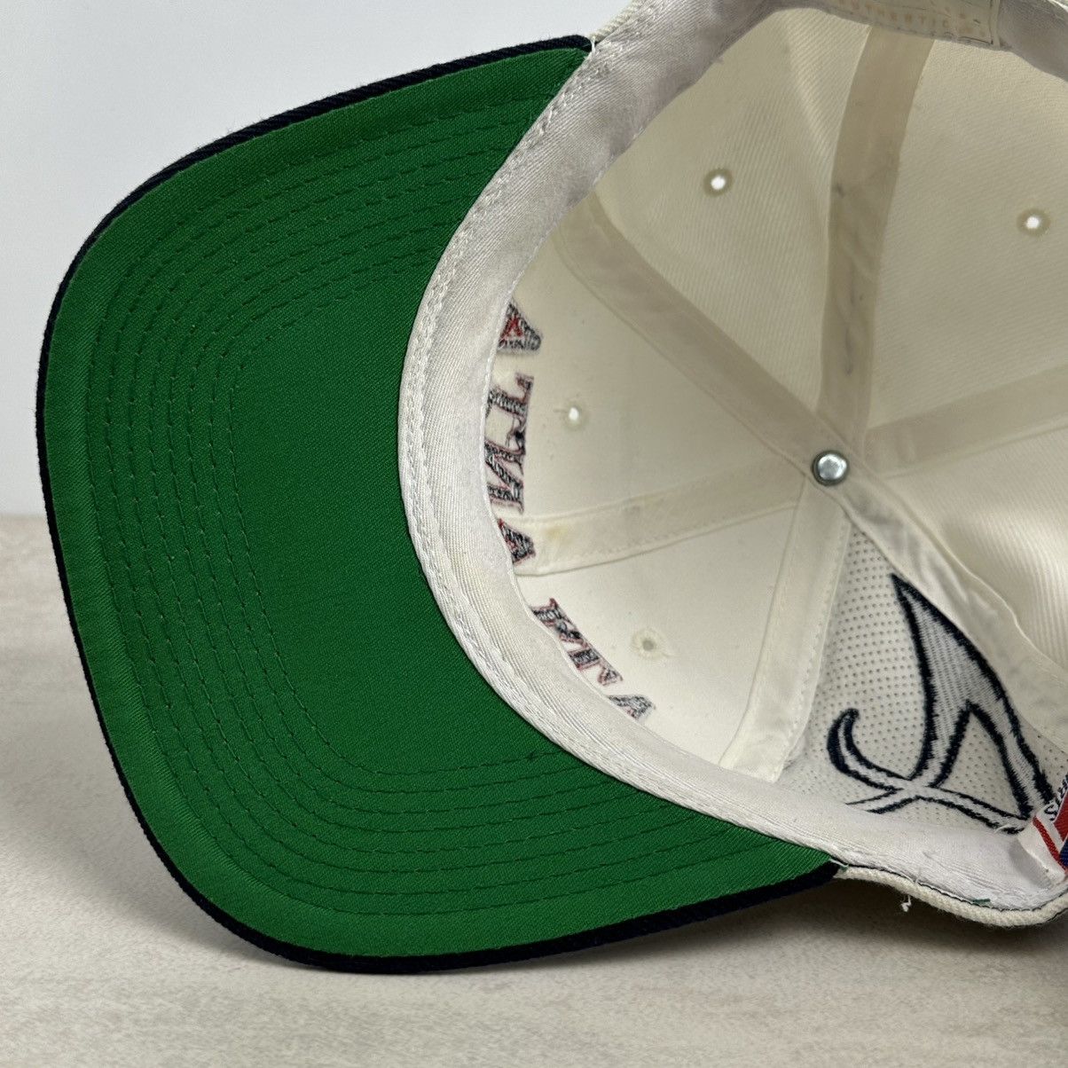 Vintage Vintage Atlanta Braves Laser Sports Special 90s Hat Size ONE SIZE - 7 Thumbnail