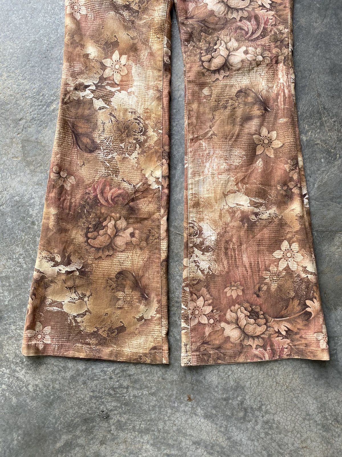 Tornado Mart Vtg Tornado Mart Floral Flare Pants Size US 32 / EU 48 - 5 Thumbnail