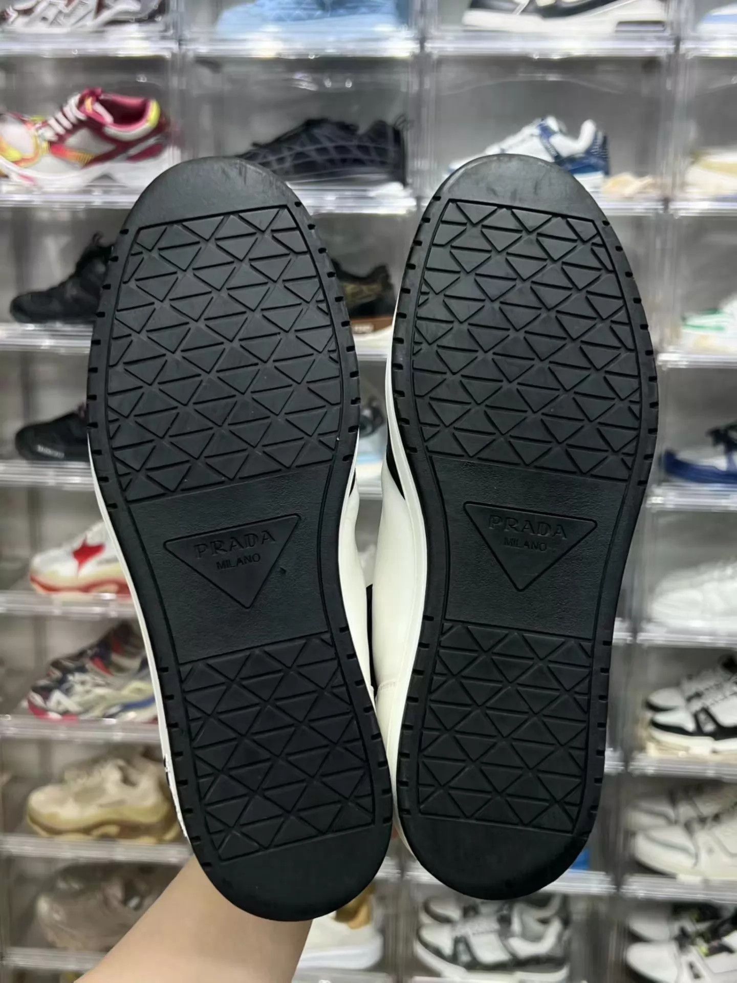 Prada PRADA District High-Top Sneaker EUR 42, Worn Minimally Size US 9 / EU 42 - 8 Thumbnail