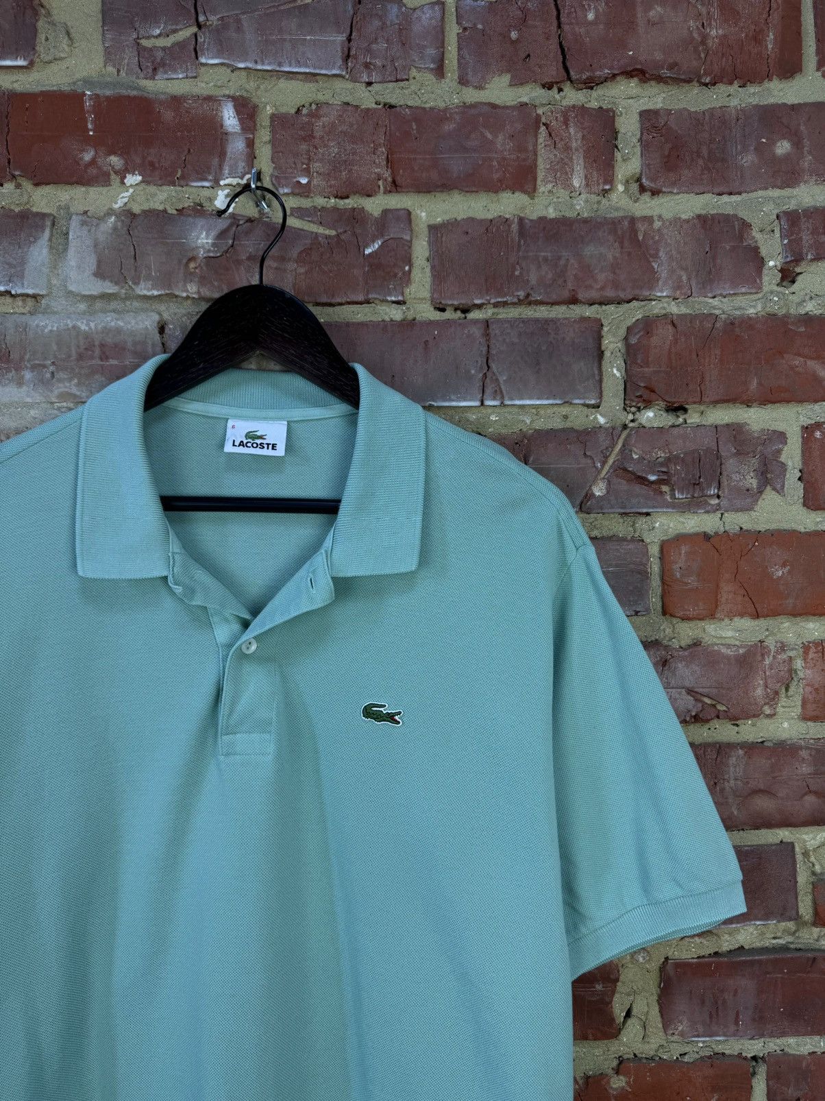 Lacoste LACOSTE Mint Color Short Sleeve Polo Shirt Size US XL / EU 56 / 4 - 2 Thumbnail