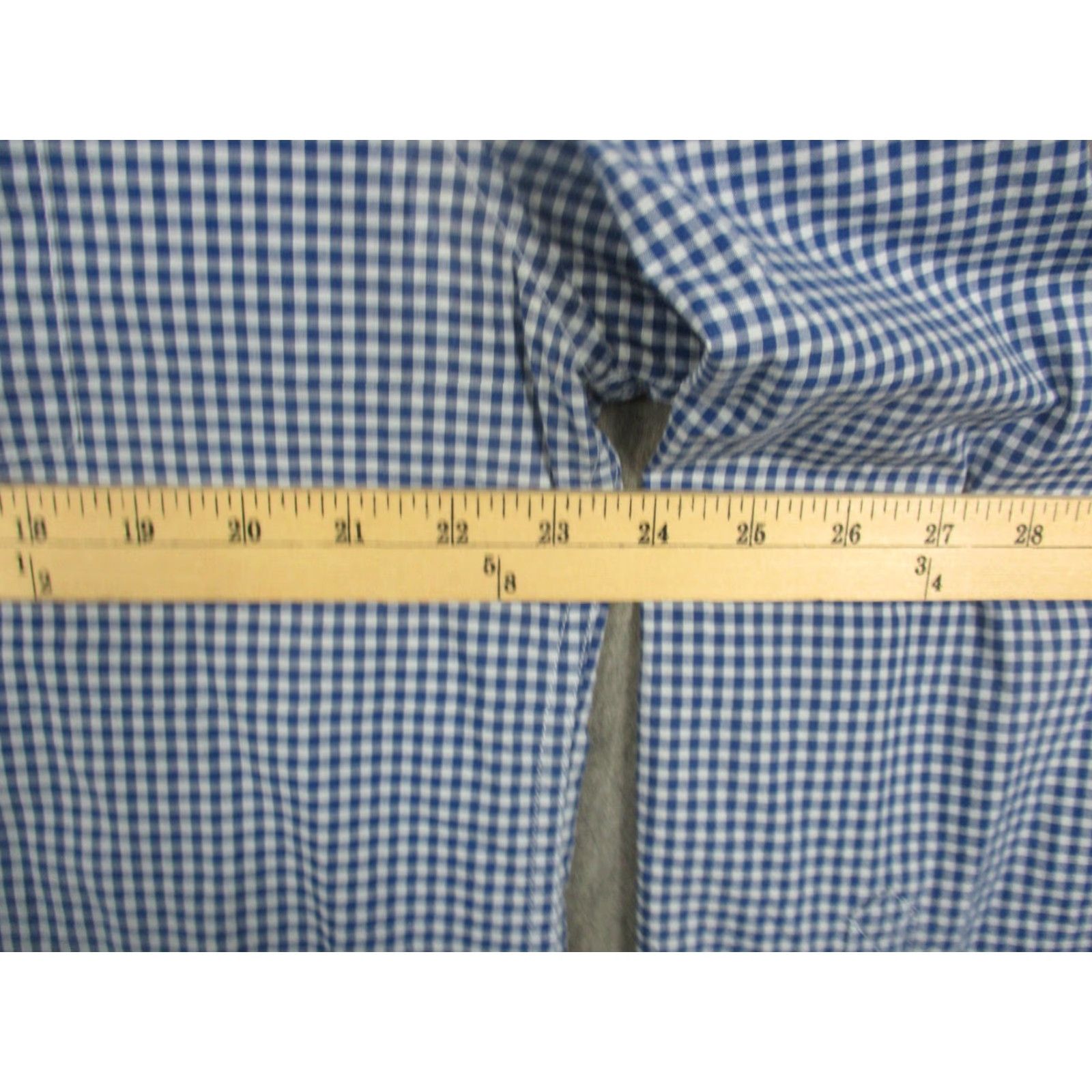 Barbour Barbour Stapleton Shirt Mens Large Blue Check Tailored Fit Button Down Cotton Shirt Size US L / EU 52-54 / 3 - 6 Thumbnail