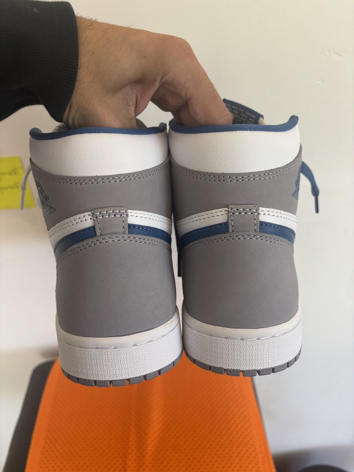 Jordan Brand Jordan 1 High OG True Blue Size US 9 / EU 42 - 7 Thumbnail