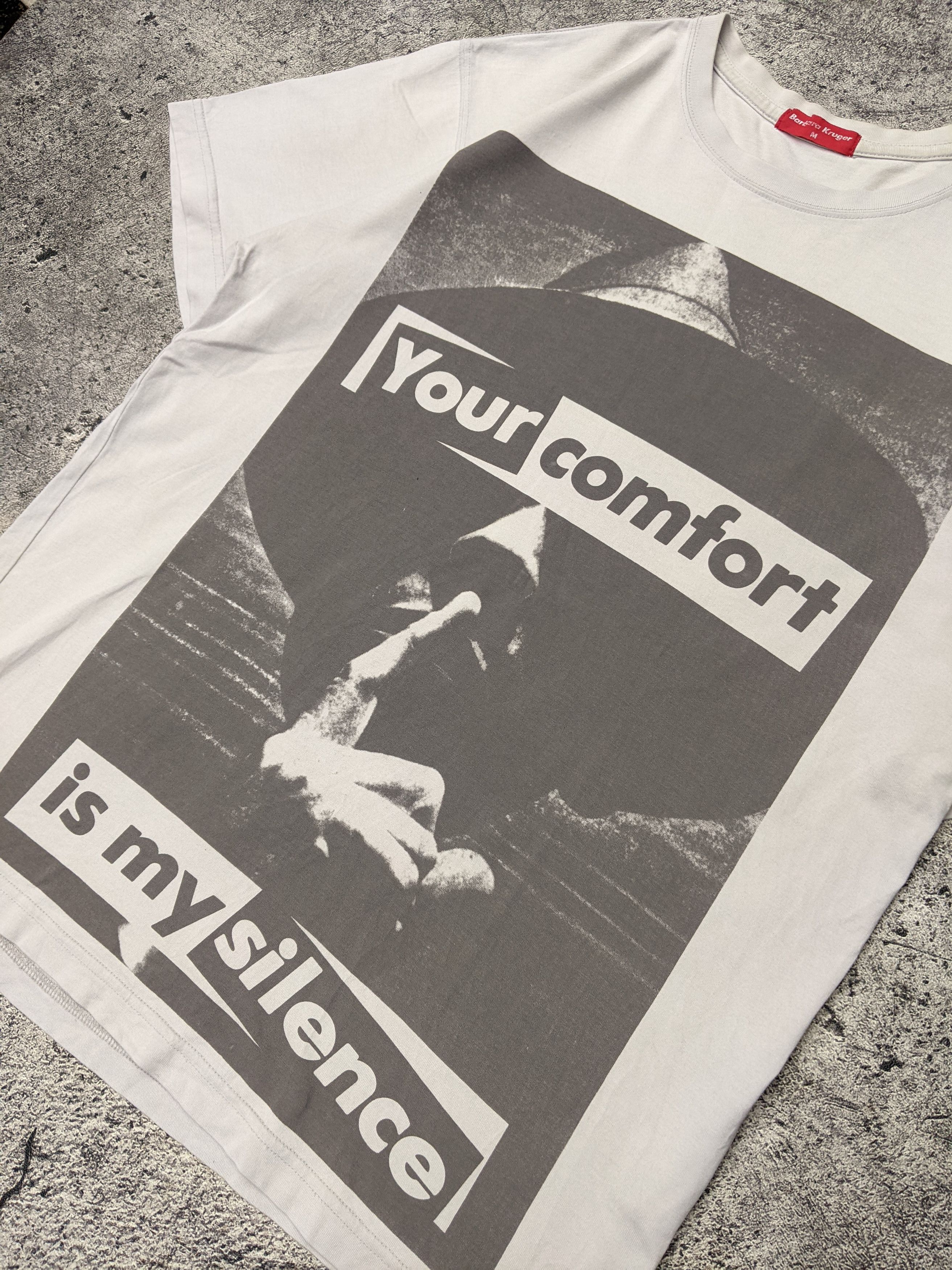 Barbara Kruger Vintage Barbara Kruger 'Your Comfort Is My Silence' Size US M / EU 48-50 / 2 - 2 Thumbnail