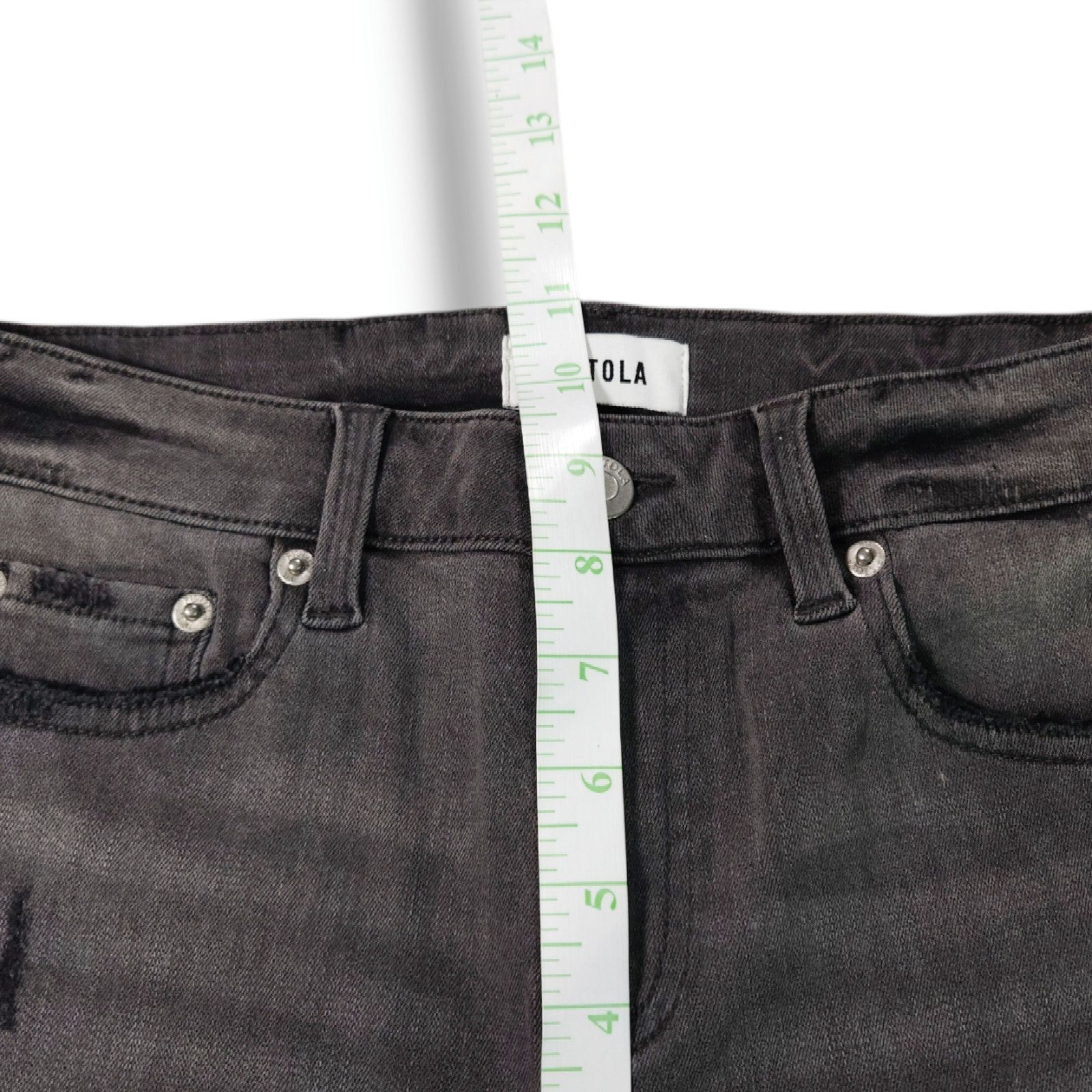 Pistola NWOT Pistola Audrey Mid Rise Skinny Jeans Sz 27x28 Lisbon Size 27" / US 4 / IT 40 - 8 Thumbnail