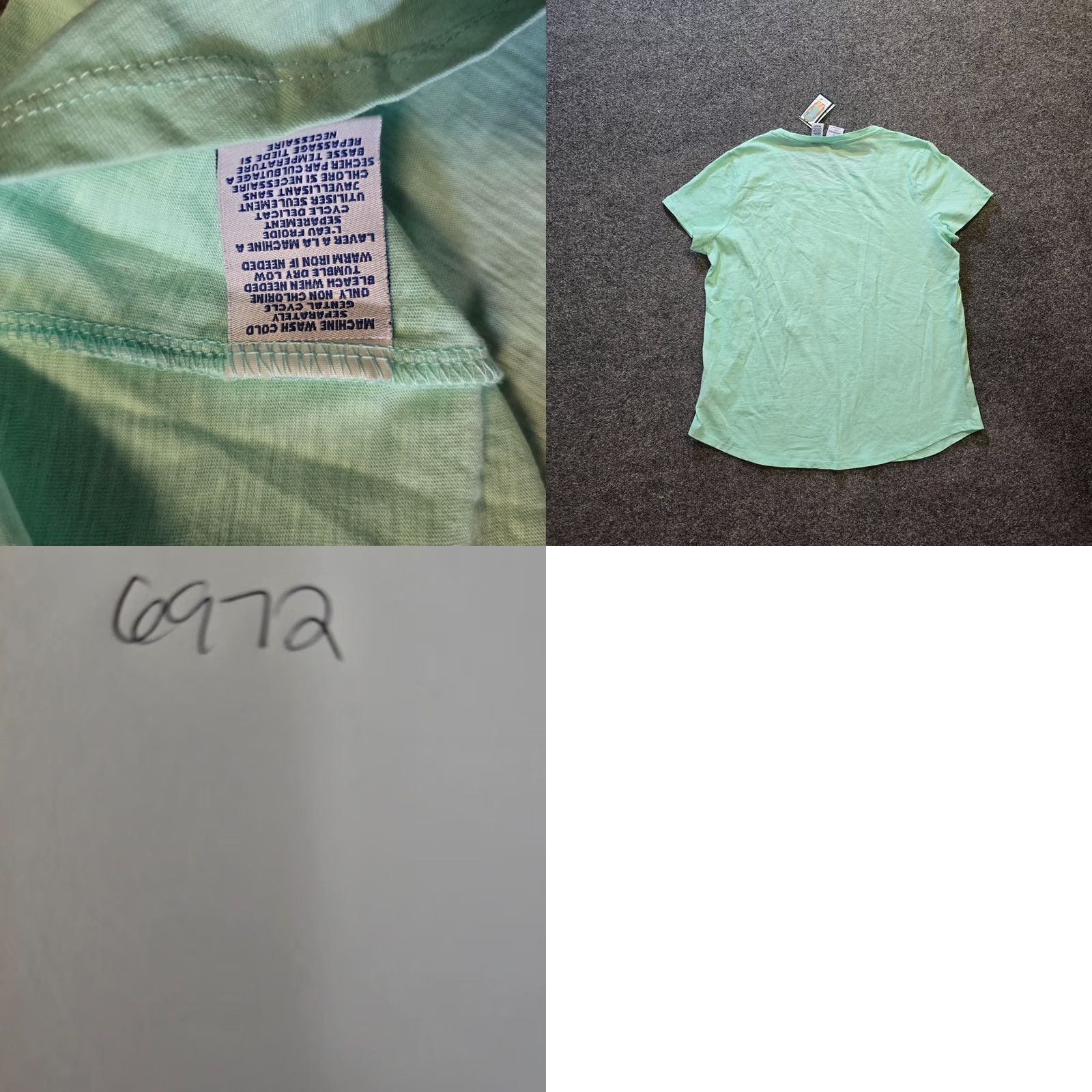 Pinko Caribbean Joe Top Womens L Green Pink Turtle Short Sleeve Casual Tropical Knit Cotton Regular Authentic Style Shirt Mens? Size L / US 10 / IT 46 - 8 Thumbnail