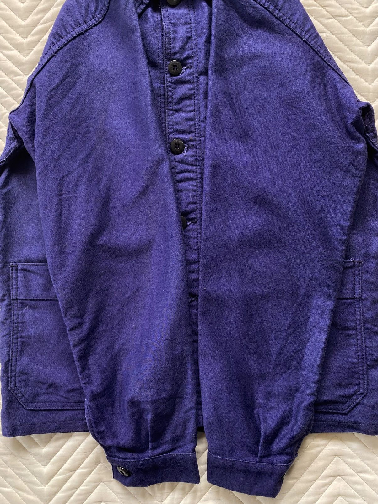 Vintage VINTAGE 60s ADOLPHE LAFONT MOLESKIN CHORE JACKET Size US S / EU 44-46 / 1 - 5 Thumbnail