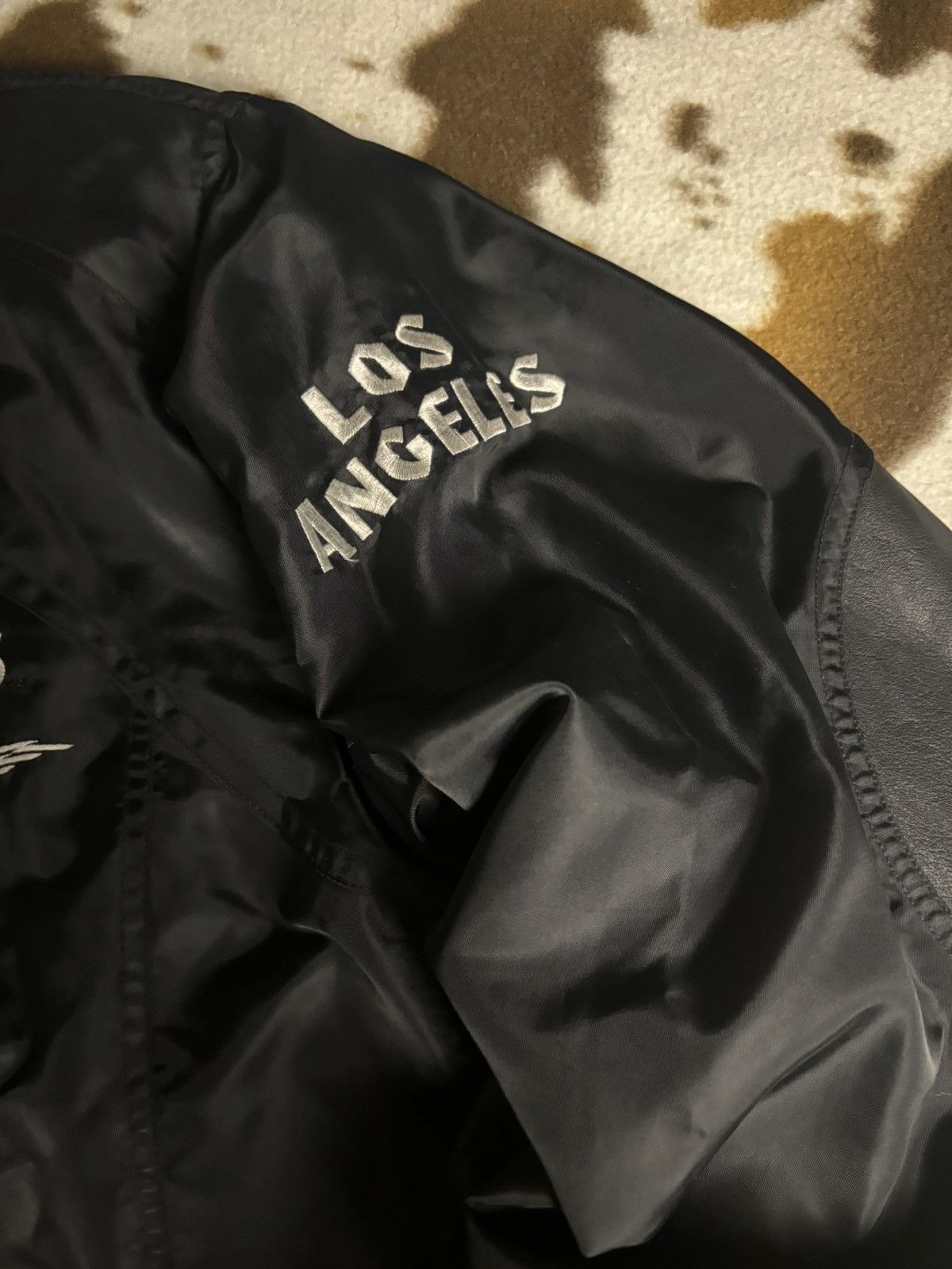 NFL × Vintage Vintage Bomber jacket NFL los Angeles Raiders Logo Campri Size US XL / EU 56 / 4 - 7 Thumbnail