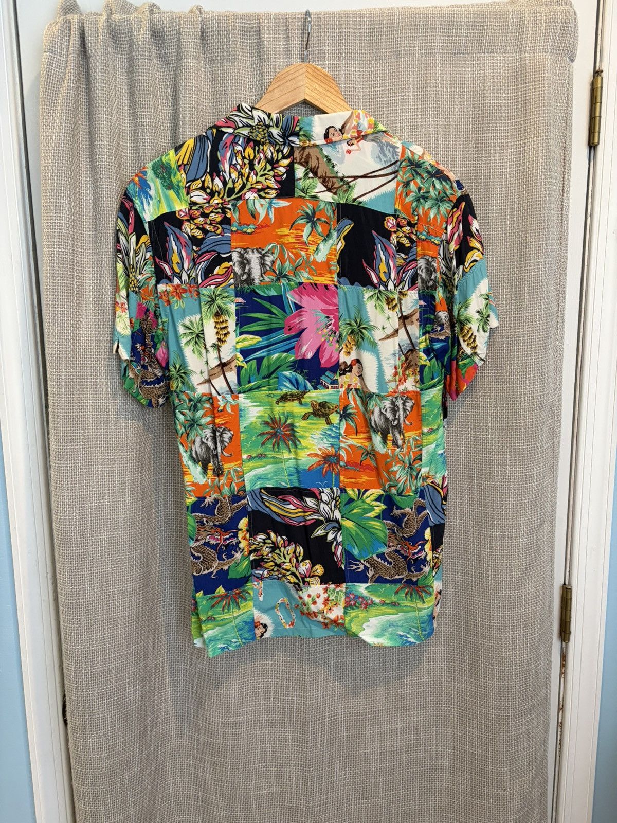 Ralph Lauren Ralph Lauren Patchwork Polo Hawaiian Camp Collar Shirt Size US S / EU 44-46 / 1 - 3 Thumbnail