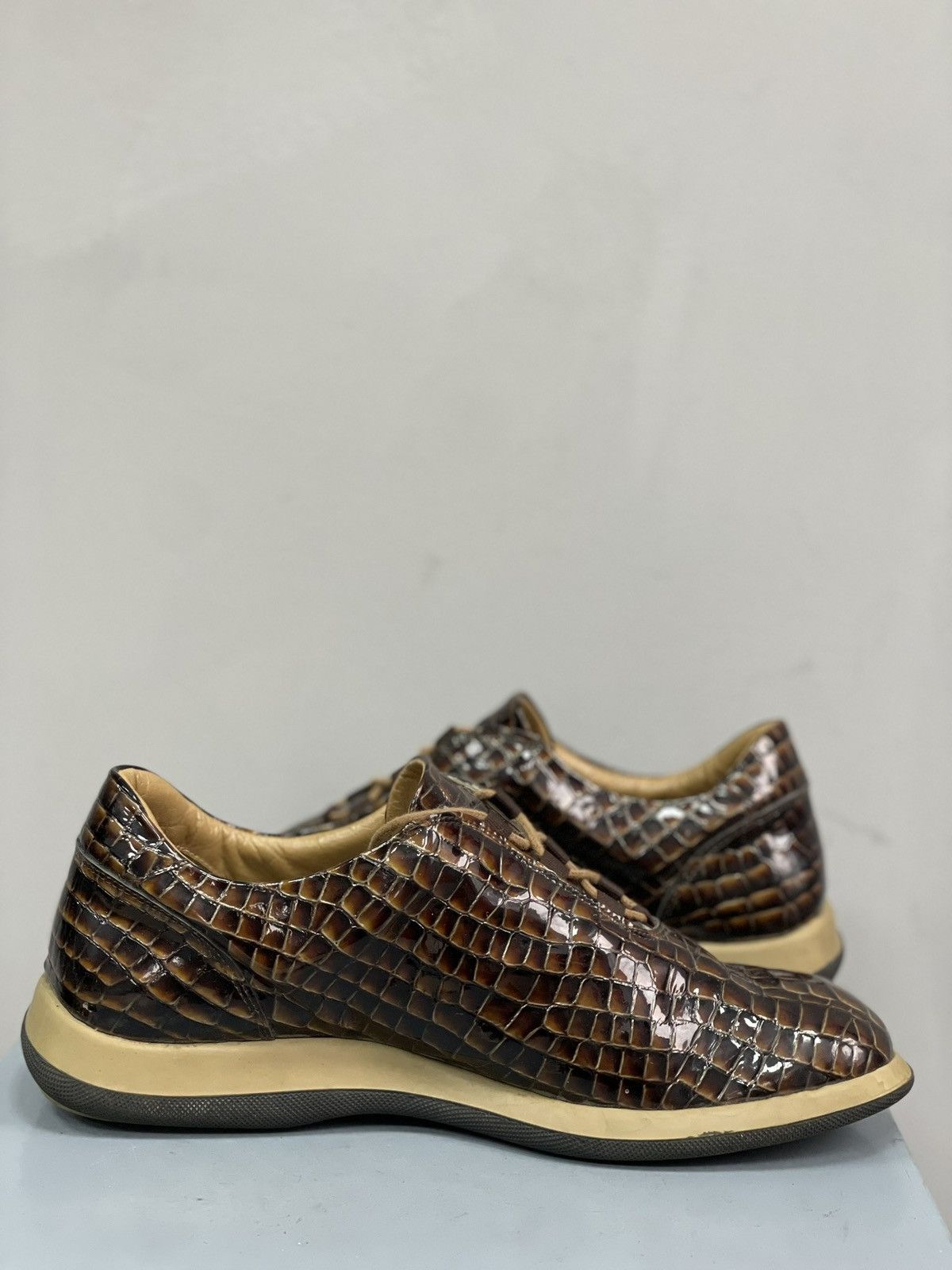 Guidi Vintage low platform boots Aligator leather GUIDI style Size US 7.5 / EU 40-41 - 8 Thumbnail