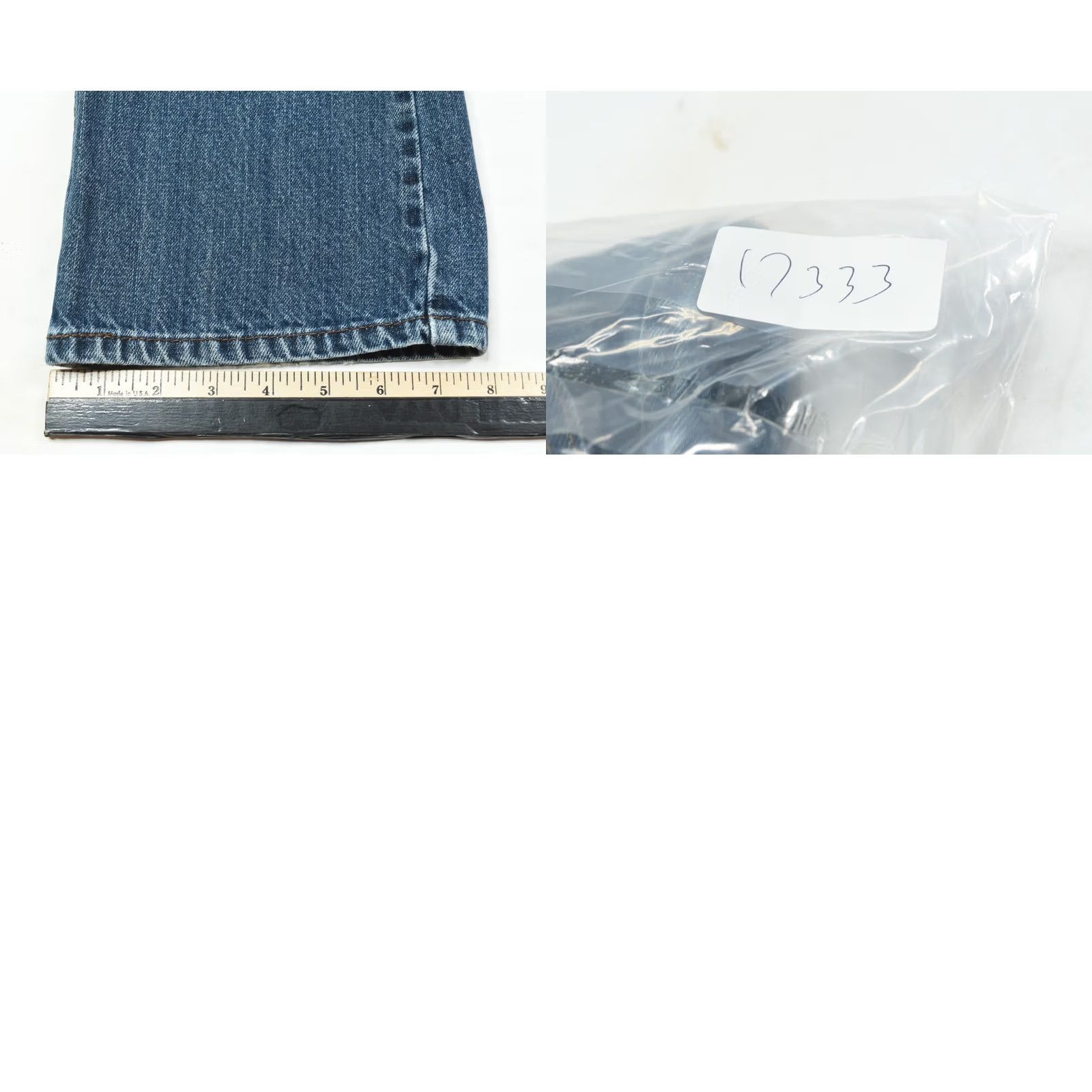 Levi's Levis 527 Boot Cut Jeans Mens 31x34 Blue 5-Pocket Distressed Denim Regular Inseam 32 2-Pocket? Size US 31 - 9 Thumbnail