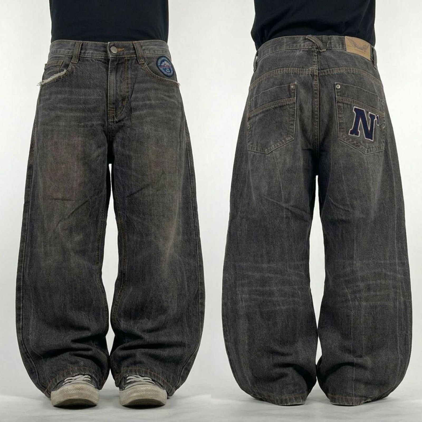 Southpole × Streetwear × Vintage Crazy Y2K Southpole Baggy Jeans