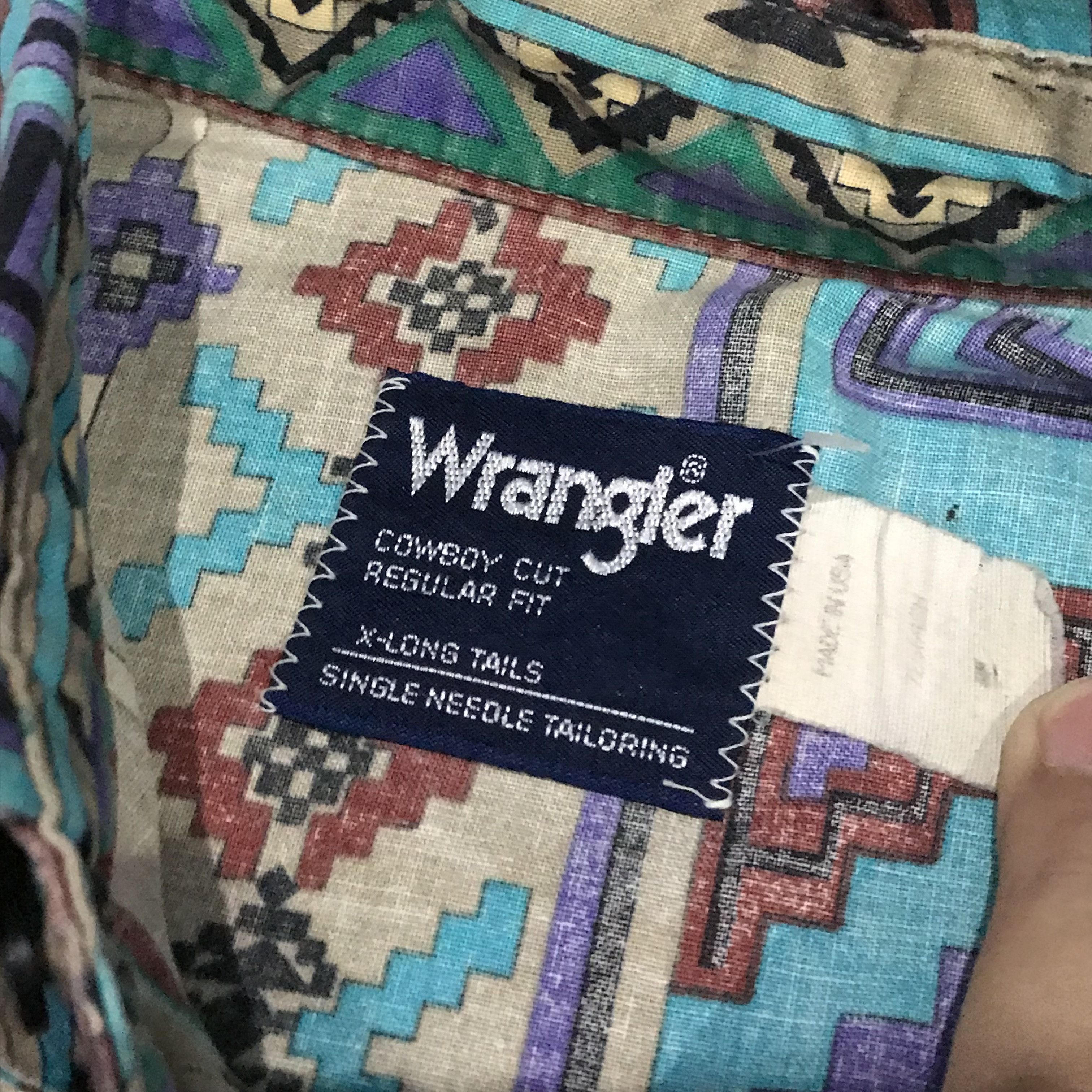Wrangler Vintage Wrangler Cowboy Cut Regular Fit X-Long Tail Size US XL / EU 56 / 4 - 5 Thumbnail