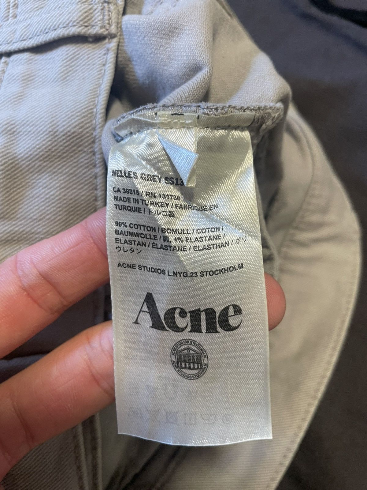 Acne Studios Wells Grey SS13 Japanese Acne studio shorts Size US 33 - 3 Thumbnail