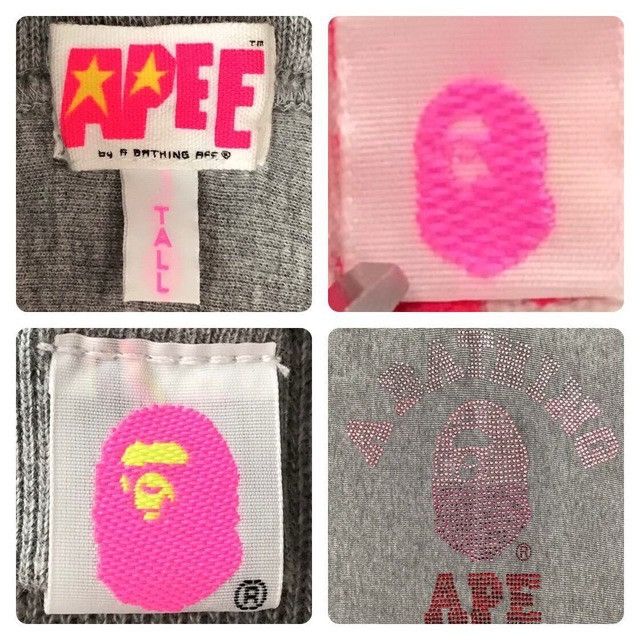 Bape × Nigo × Swarovski BAPE Swarovski college logo pullover hoodie APE NIGO Size M / US 6-8 / IT 42-44 - 8 Thumbnail