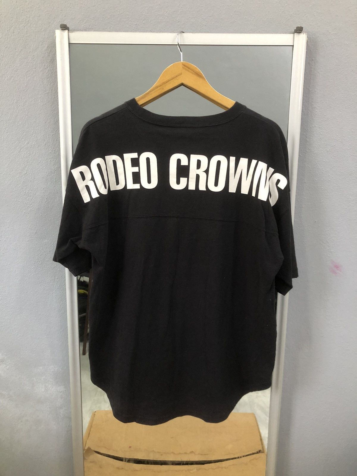Kangol Rodeo Crowns × Kangol Oversized Black Logo Tee Size US M / EU 48-50 / 2 - 9 Thumbnail