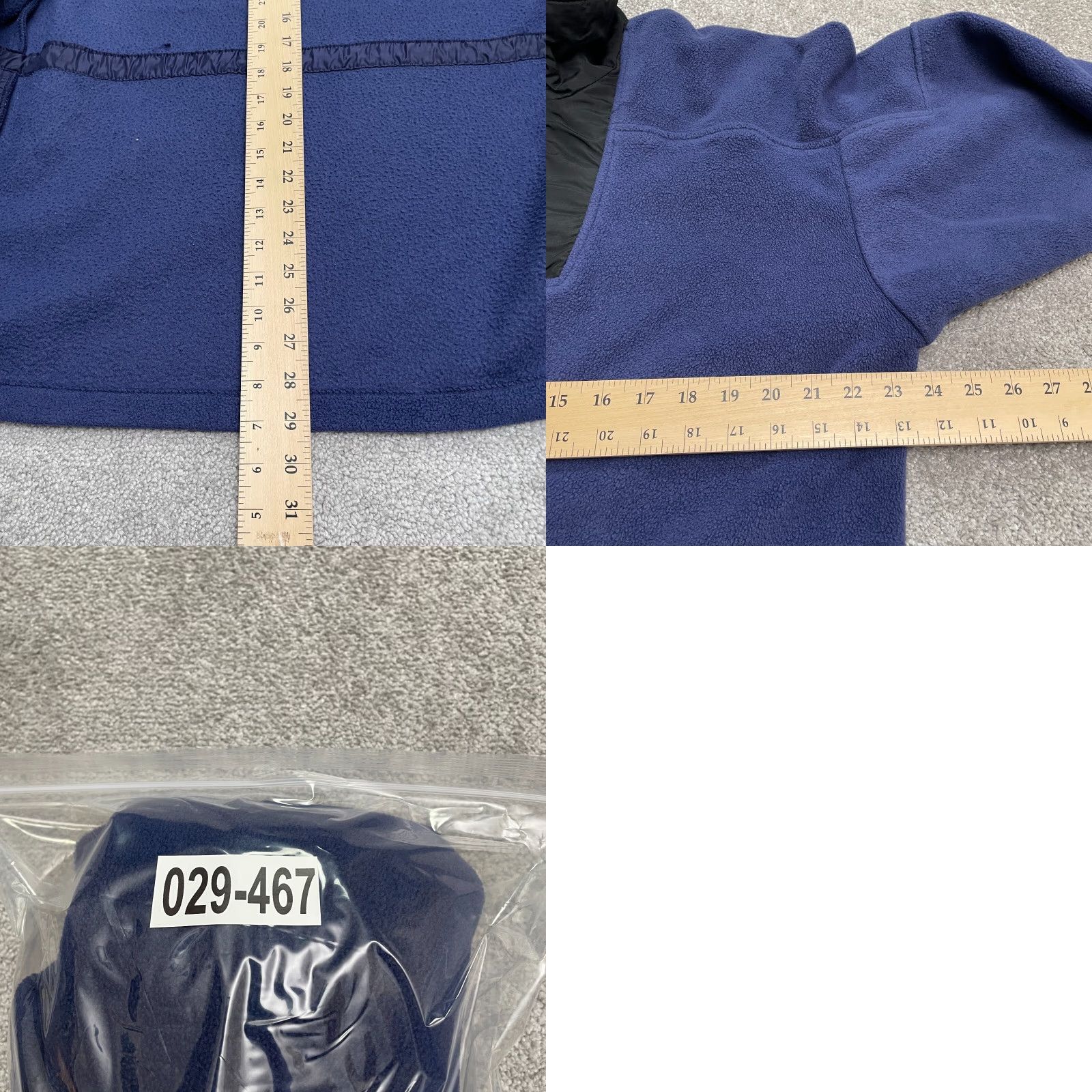 Vintage Columbia Jacket Mens Large Fleece Zip Full Pockets Navy Blue Outdoor Hiking Vintage Style Basic Jacket Mens L Navy Blue Regular Fit Size US L / EU 52-54 / 3 - 9 Thumbnail