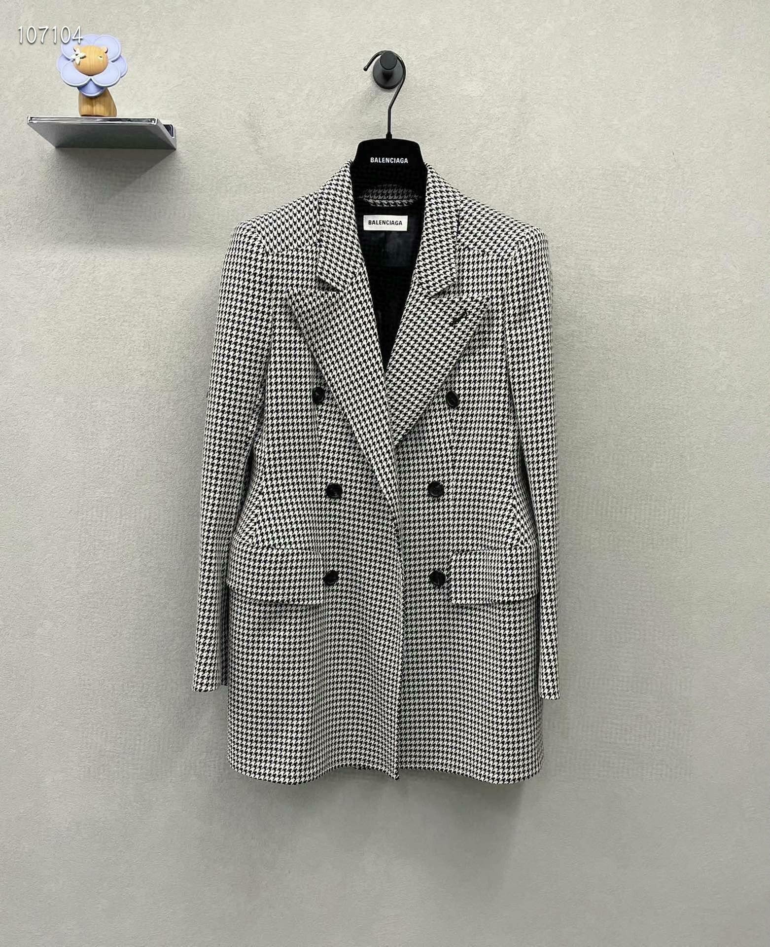 Balenciaga Balenciaga Houndstooth Set jacket 2501-Nextarrow Size XL / US 12-14 / IT 48-50 - 1 Thumbnail