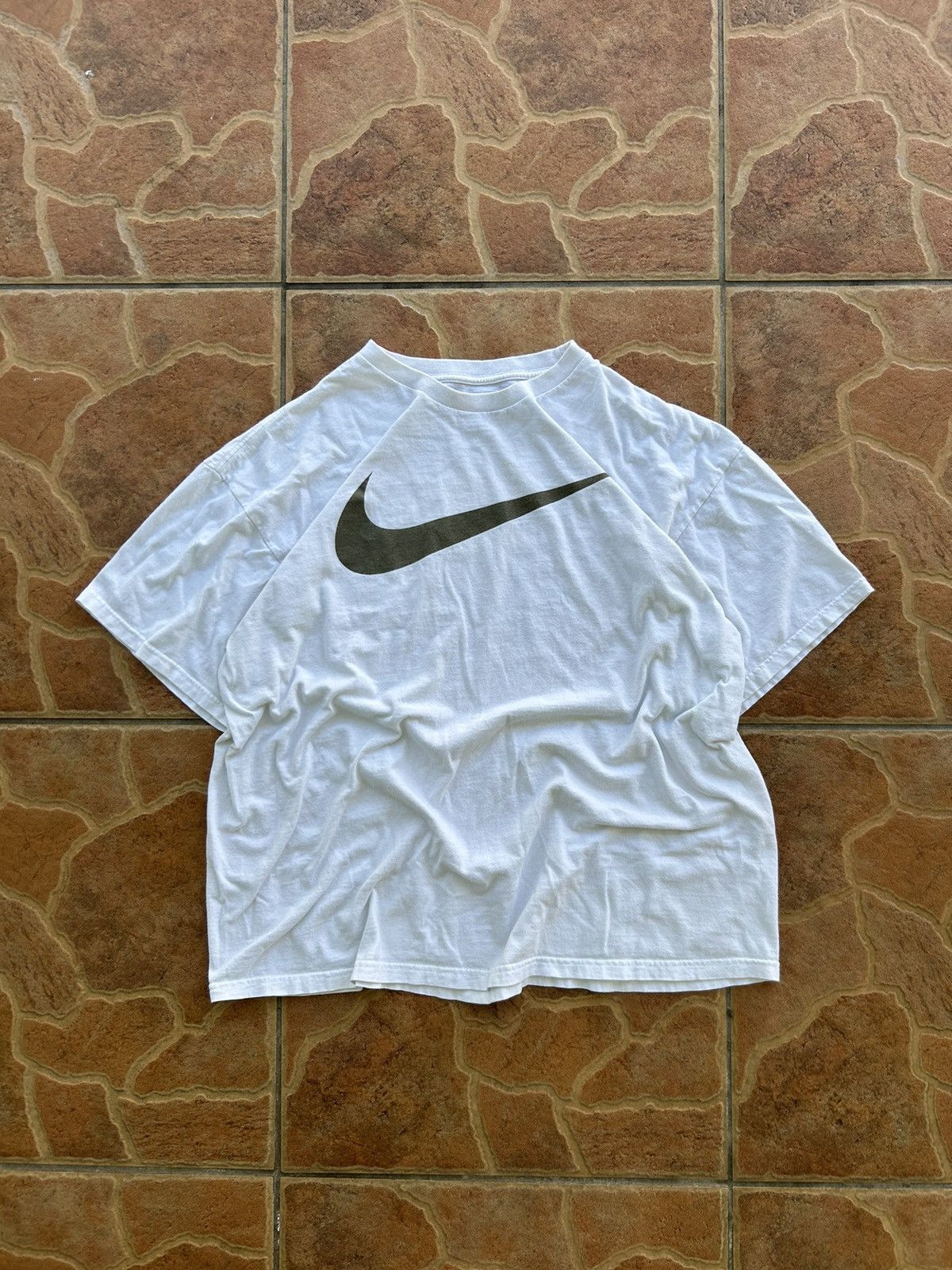 Nike × Vintage Center Nike swoosh tee Size US XL / EU 56 / 4 - 2 Thumbnail