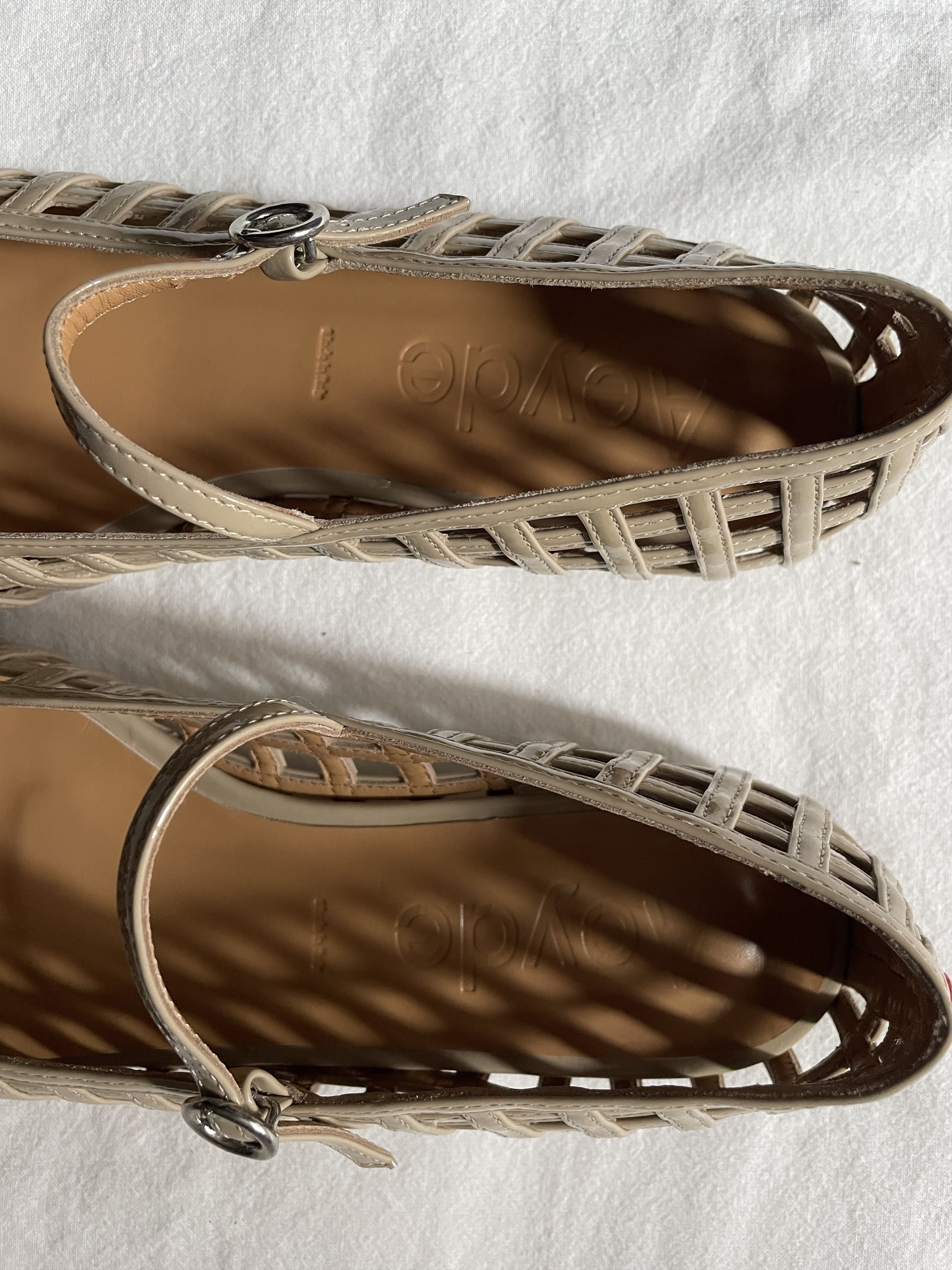 aeyde Aeyde Woven Patent Leather Flats Size US 7 / IT 37 - 4 Thumbnail