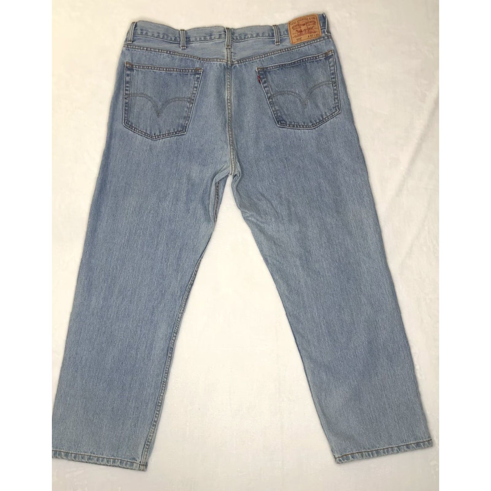 Levi's VINTAGE Levi's 505 Jeans Regular Fit 40x30 Blue Denim 90s Classic Medium Wash Men Regular Jeans Size US 40 / EU 56 - 3 Thumbnail