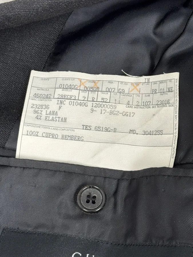 Gucci 2000s Gucci Black Classy Tailored Blazer & Pants Size 44R - 19 Thumbnail