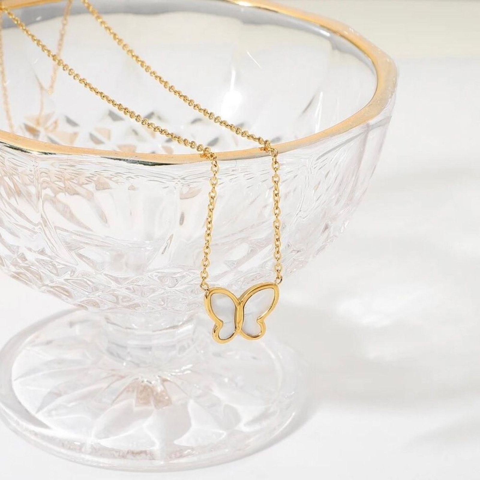 Other Butterfly Gold Plated Necklace Size ONE SIZE - 3 Thumbnail
