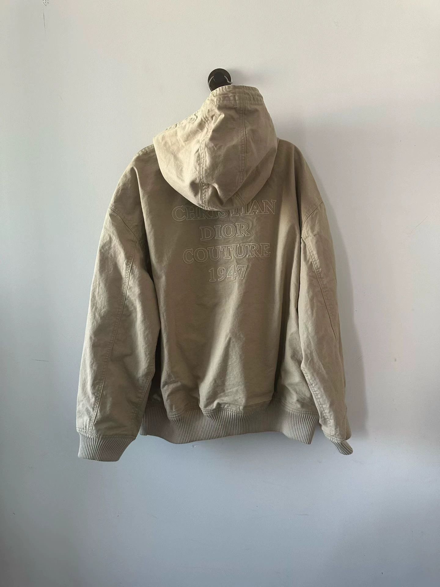 Dior Dior Khaki Embroidered Logo Jacket 52 New With Tags Size US L / EU 52-54 / 3 - 2 Thumbnail