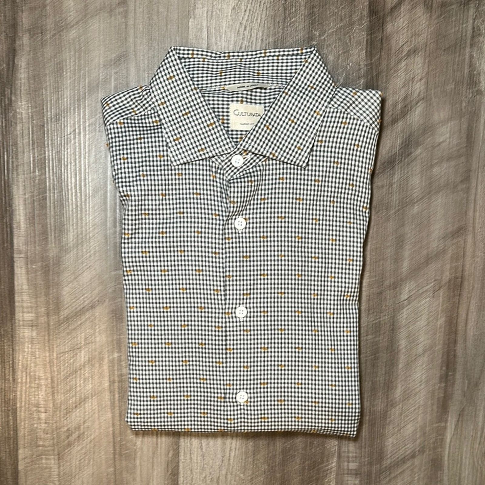 Culturata Culturata Classic Fit Made in Italy Long Sleeve - Large Size US L / EU 52-54 / 3 - 1 Thumbnail