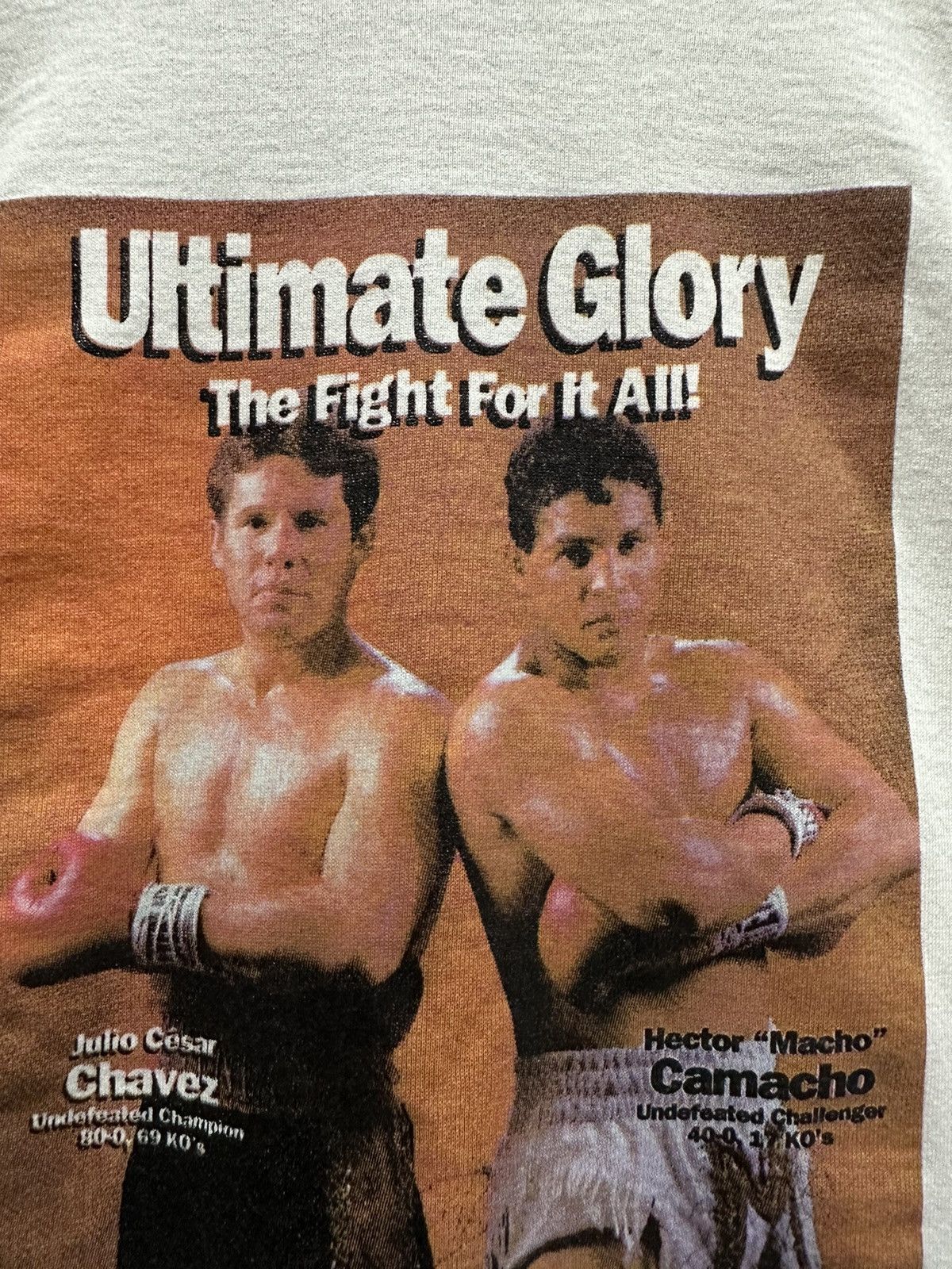 Vintage × WCW/nWo × WWF Vintage 90s Wbc Ultimate Glory Chavez Vs Camacho Tee Size US M / EU 48-50 / 2 - 8 Thumbnail