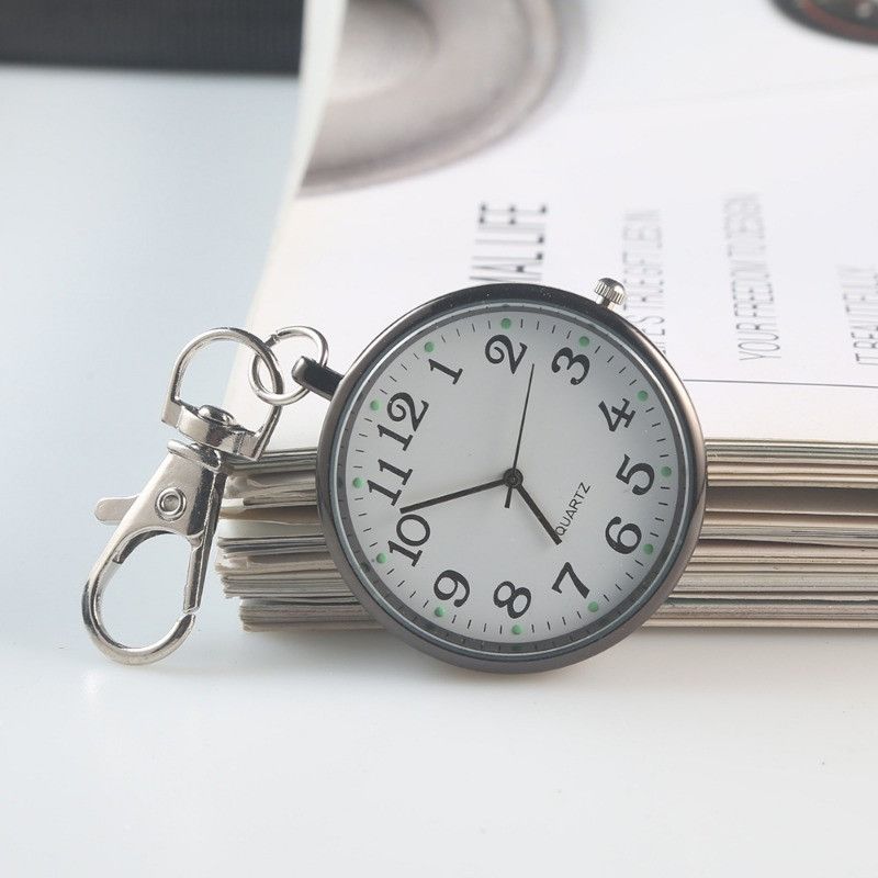 Other New Tiny Cute Quartz Pocket Watch with Keyring Men Women Size ONE SIZE - 5 Thumbnail