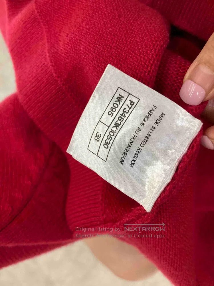 Chanel Chanel 22b Berry Colour Multi-Element Buckle Knitted Cardi Size XS / US 0-2 / IT 36-38 - 8 Thumbnail