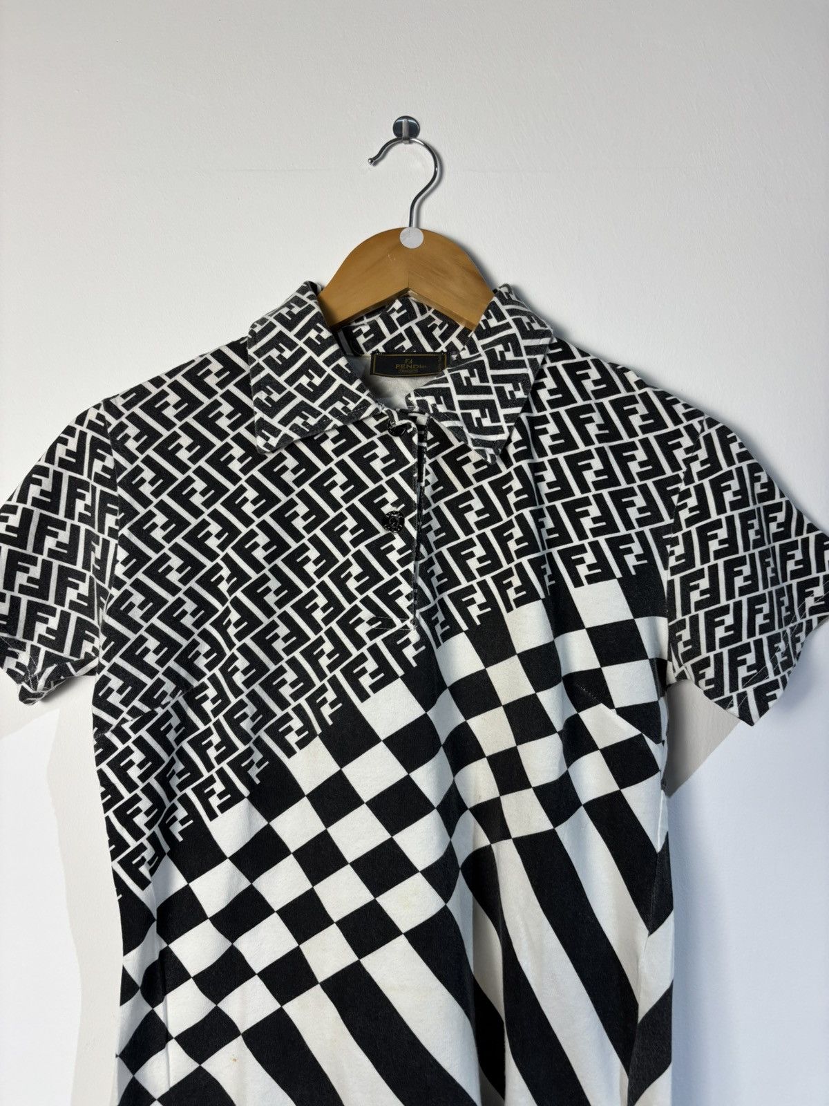 Fendi Fendi Monogram polo tee Size S / US 4 / IT 40 - 3 Thumbnail