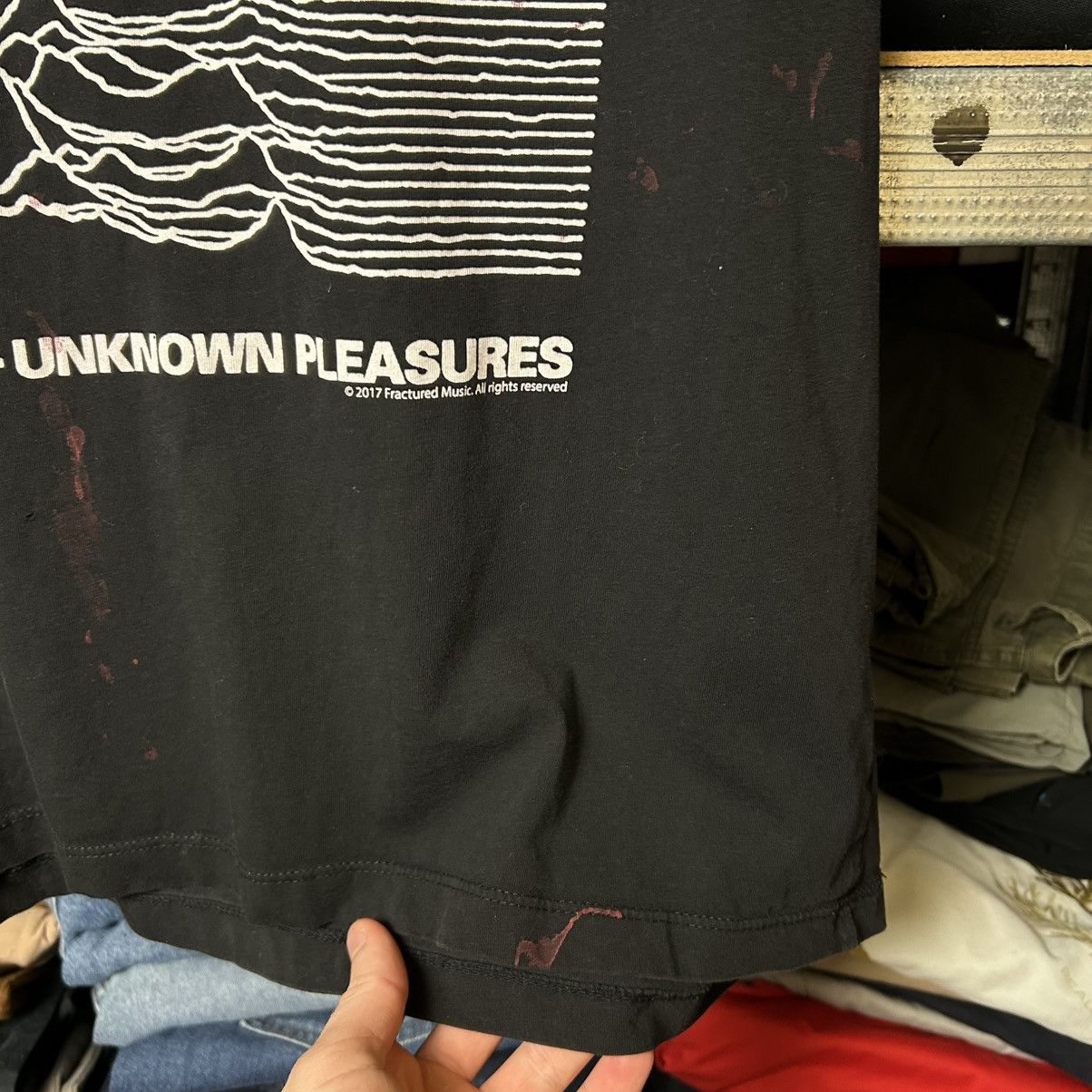 Joy Division Vintage Joy Division Pleasures Unknown 2017 rock band tee Size US L / EU 52-54 / 3 - 8 Thumbnail