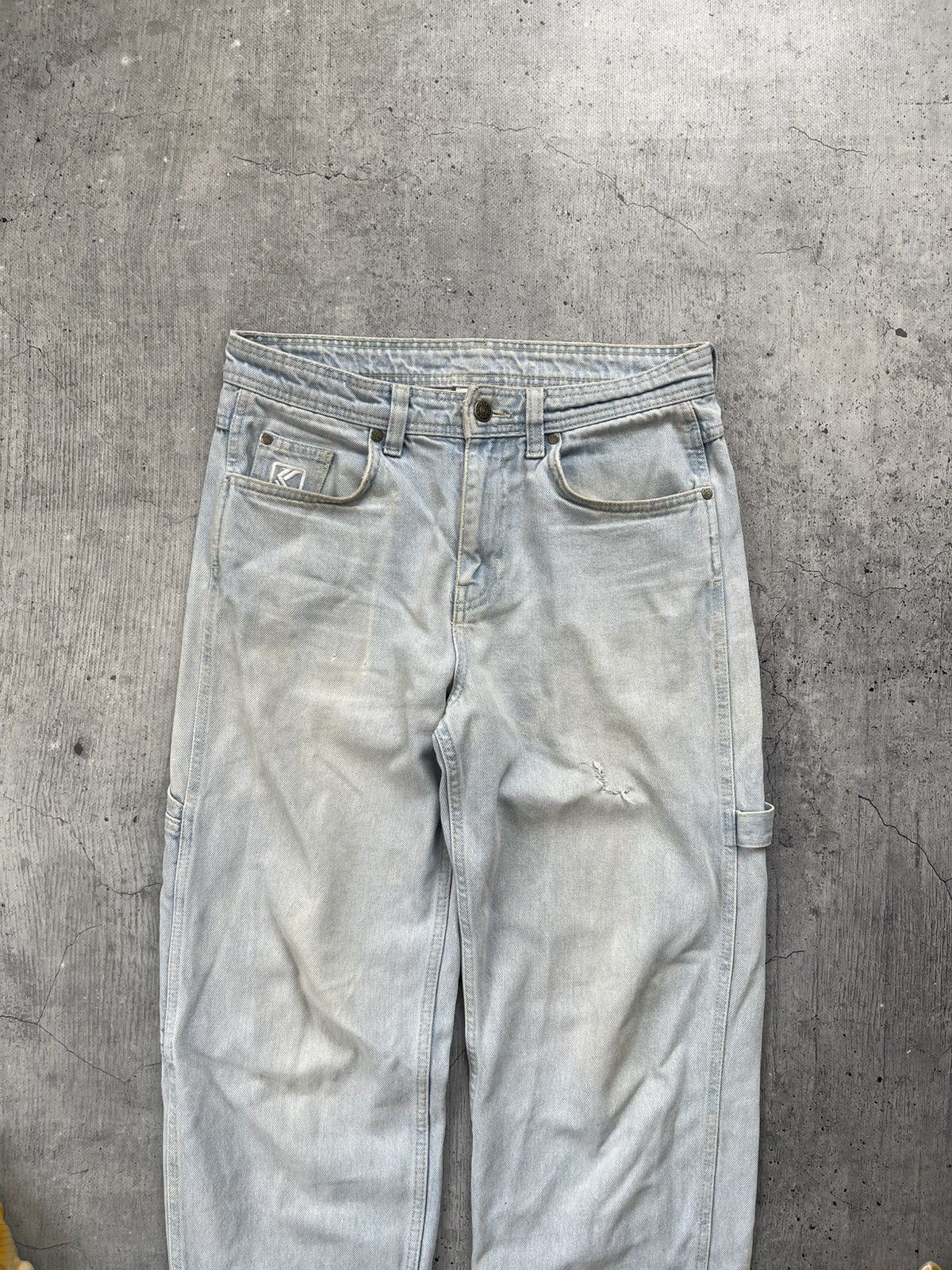 Japanese Brand × Karl Kani Karl Kani Distresed Jeans Baggy Denim Vintage Y2K Style SK8 Size US 30 / EU 46 - 6 Thumbnail