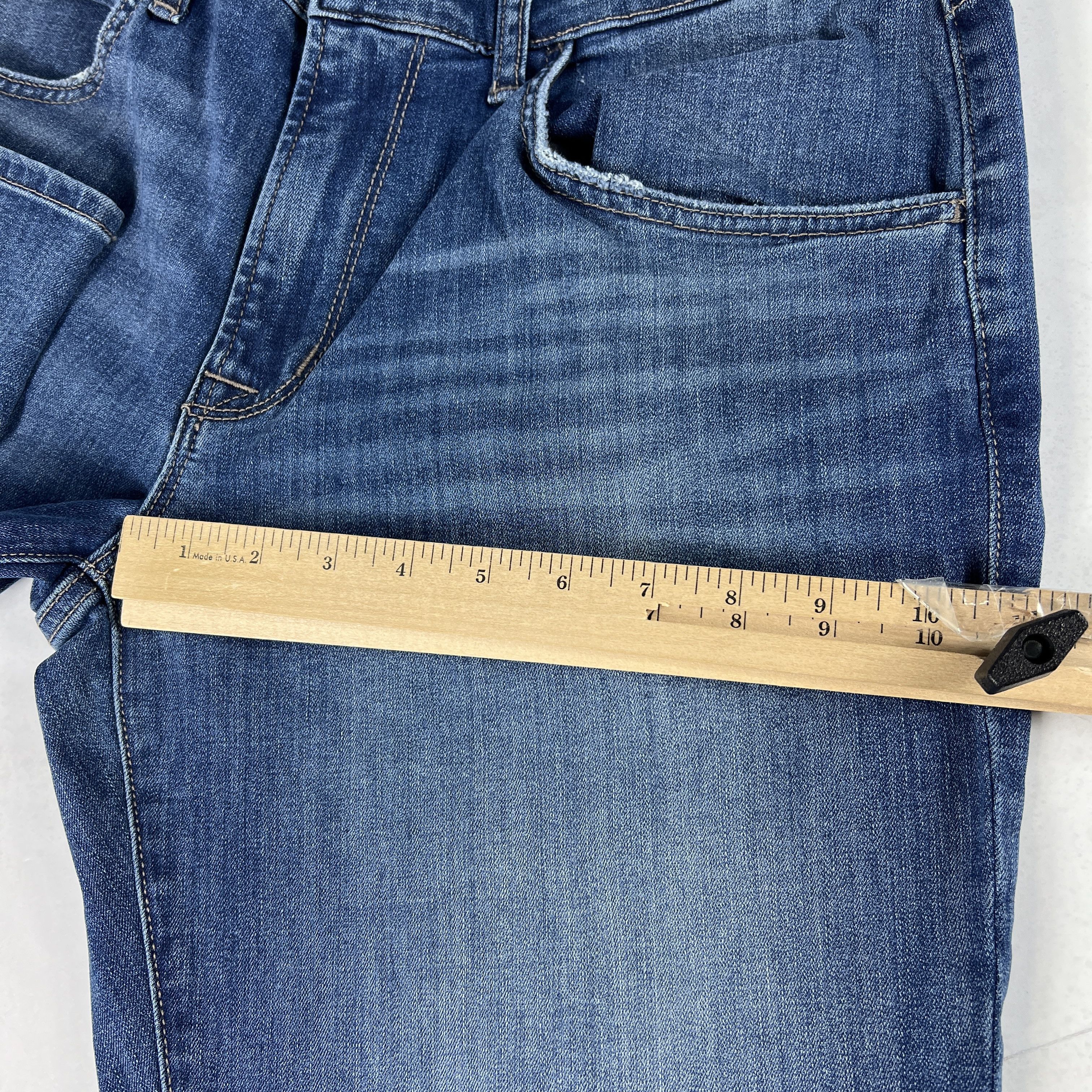 Hudson Hudson Jeans Blake Slim Straight Blue Stretch Denim Size US 35 - 20 Thumbnail