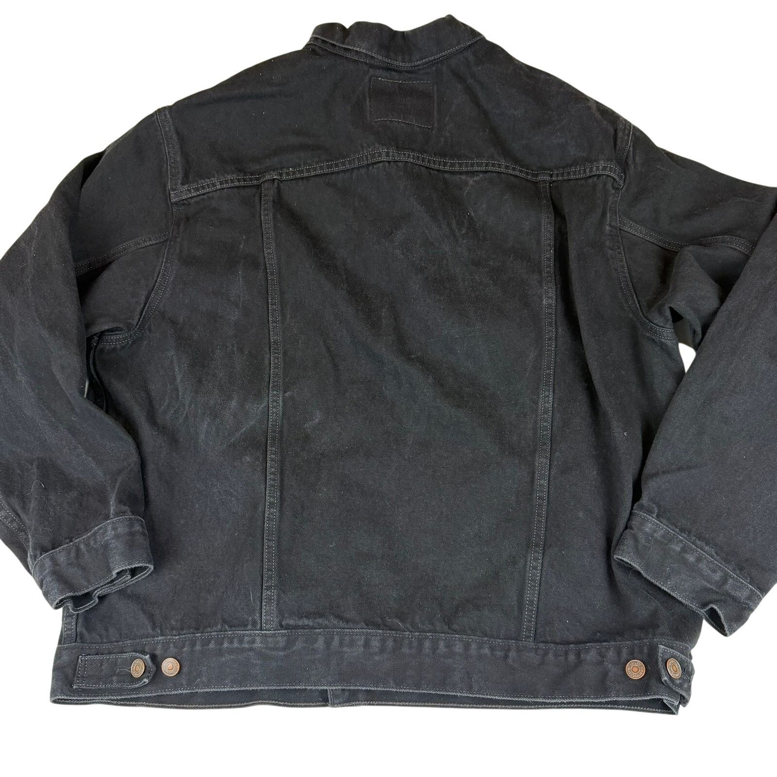 Levi's Vintage Levi's Black Trucker Jacket - Size XXL Size US XXL / EU 58 / 5 - 2 Thumbnail