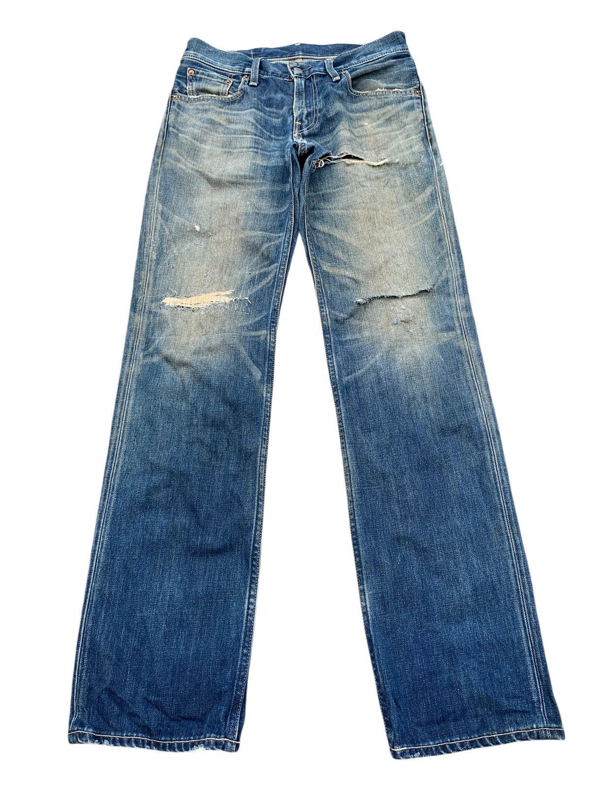 Levi's LEVIS 502 FADED & RUSTY DISTRESSED DENIM Size US 30 / EU 46 - 3 Thumbnail