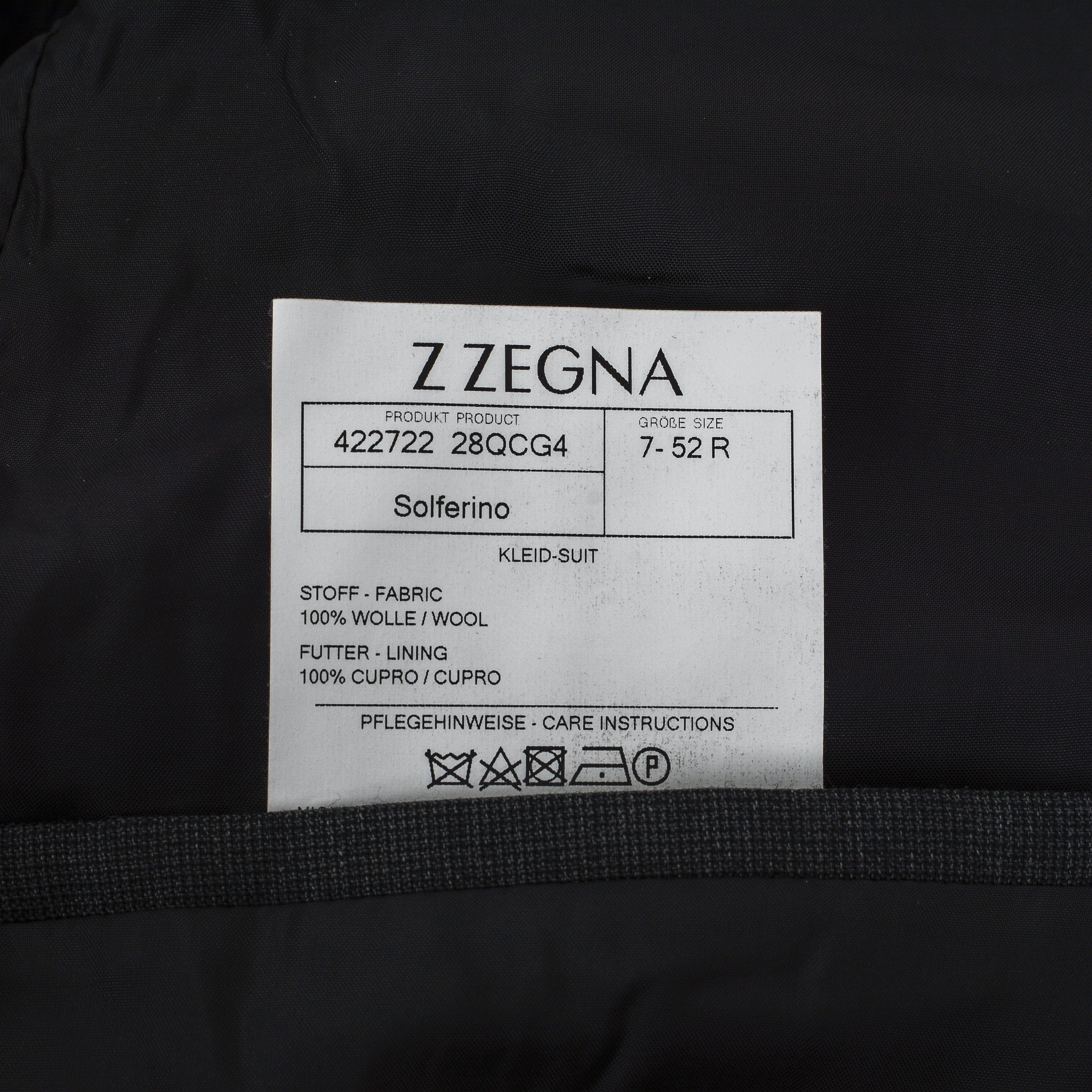Ermenegildo Zegna Kleid Men UK 42 US Wool Blazer EU 52 Sport Coat L Jacket Size 42R - 6 Thumbnail