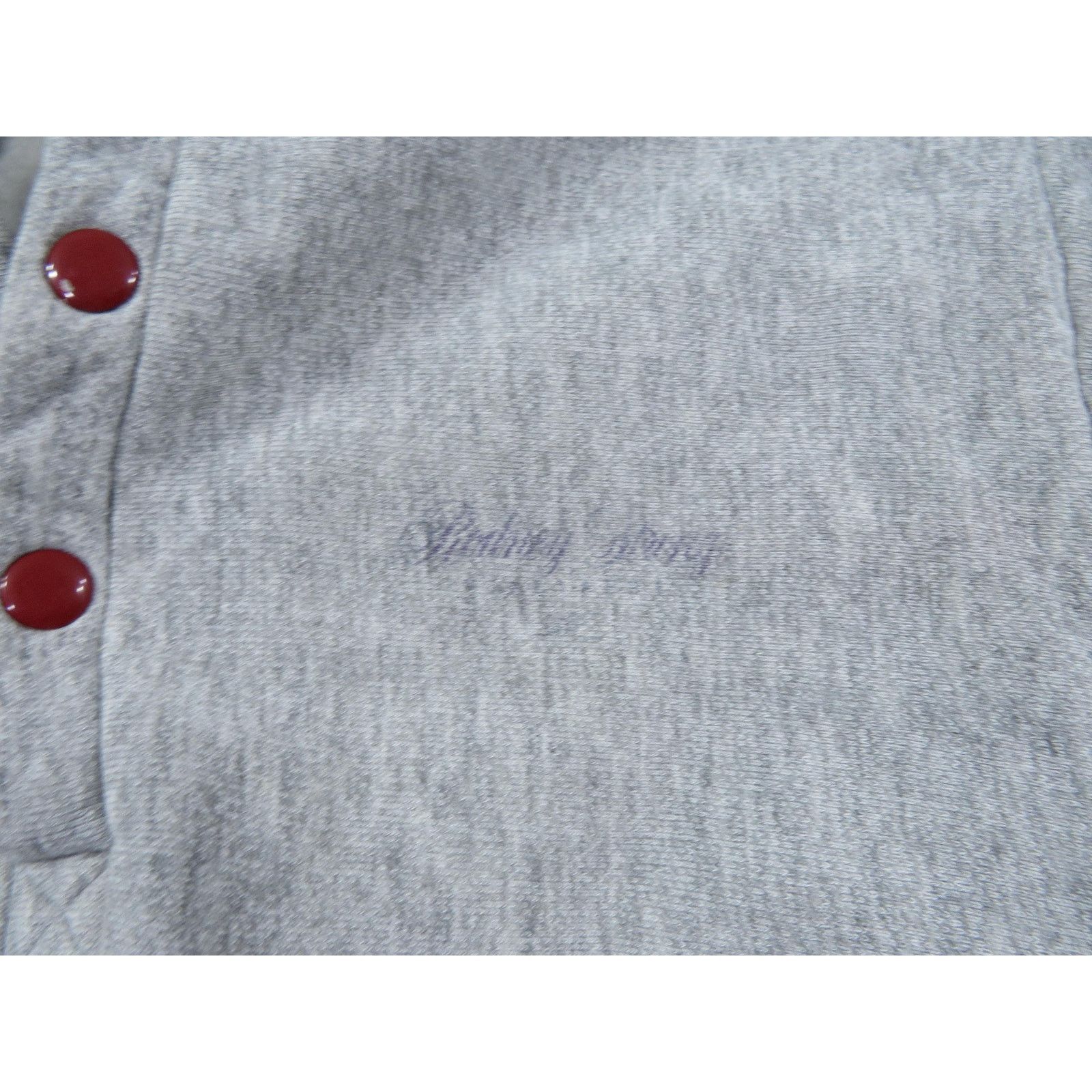 Other Flore Brand Sweatshirt Gray Maroon Henley Collar Sz M-L? 90s Size US L / EU 52-54 / 3 - 4 Thumbnail