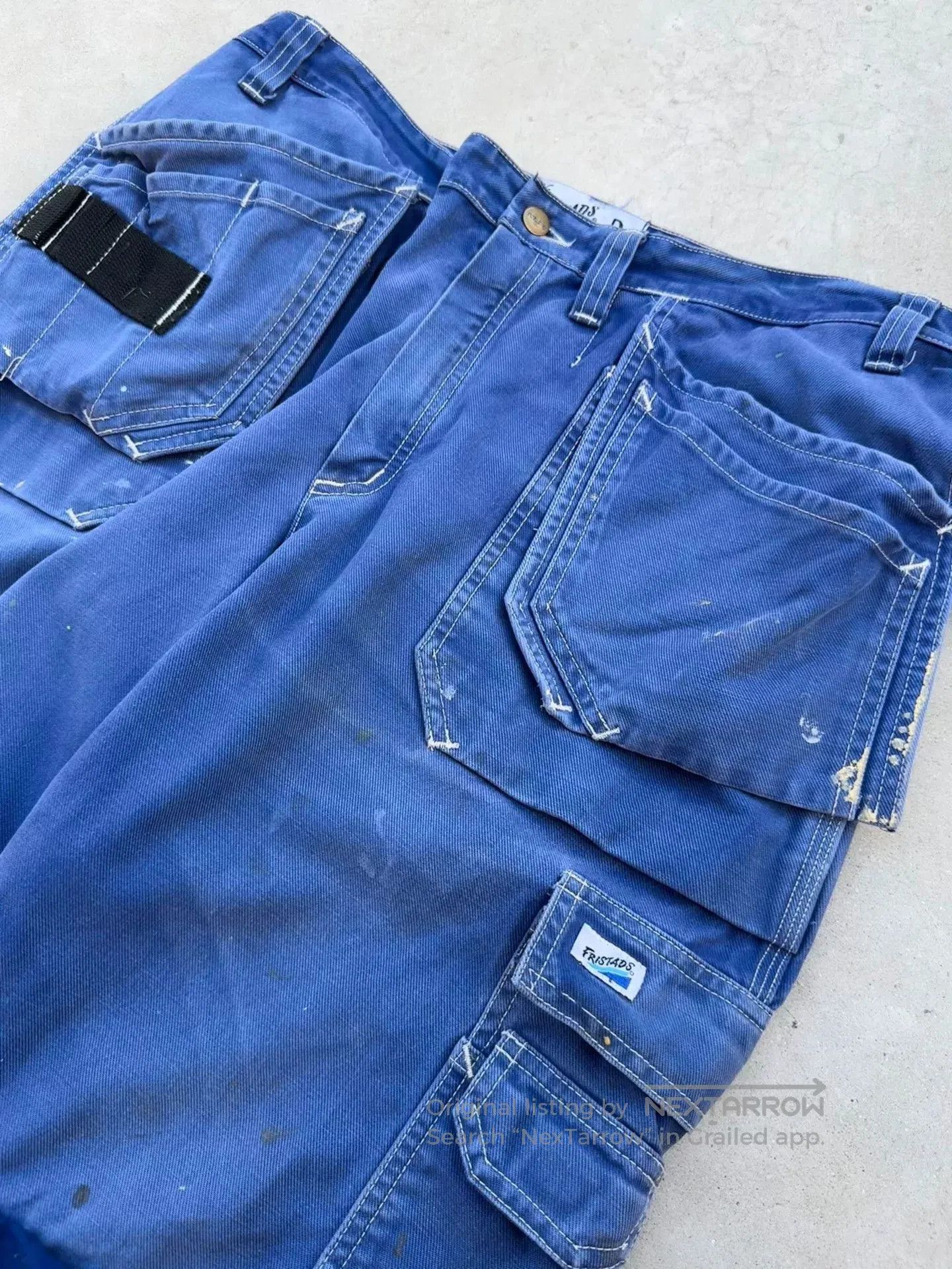 Vintage Vintage 80s Fristads Work Pants. Size US 38 / EU 54 - 2 Thumbnail